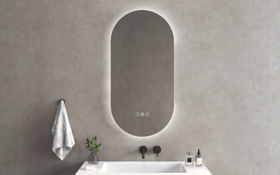 1955-60 Oglinda pentru baie cu iluminare LED 1955-60