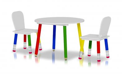 Set masa + scaune pentru copii Toffee Set masa + scaune pentru copii