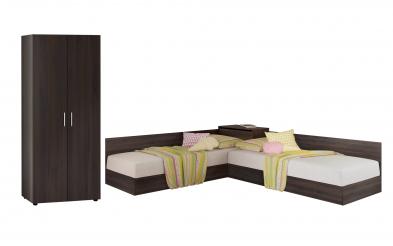Set Paturi de colt Alpi + dulap Angelo Set