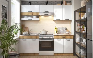 Bucatarie cu blat termic inclus Victoria S Bucatarie cu blat termic inclus