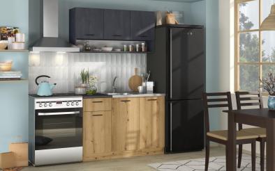 Bucatarie cu blat termic inclus Lora 5 mini Bucatarie cu blat termic inclus