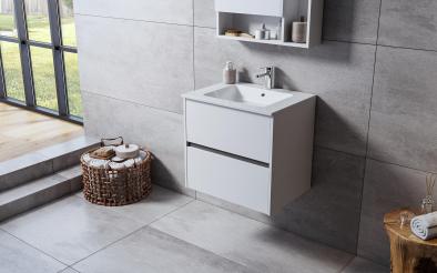 Dulap PVC pentru baie cu chiuveta Karolain Dulap PVC pentru baie cu chiuveta