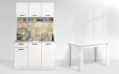 Set bucatarie si  masa dining Areta Colore Set bucatarie si  masa dining