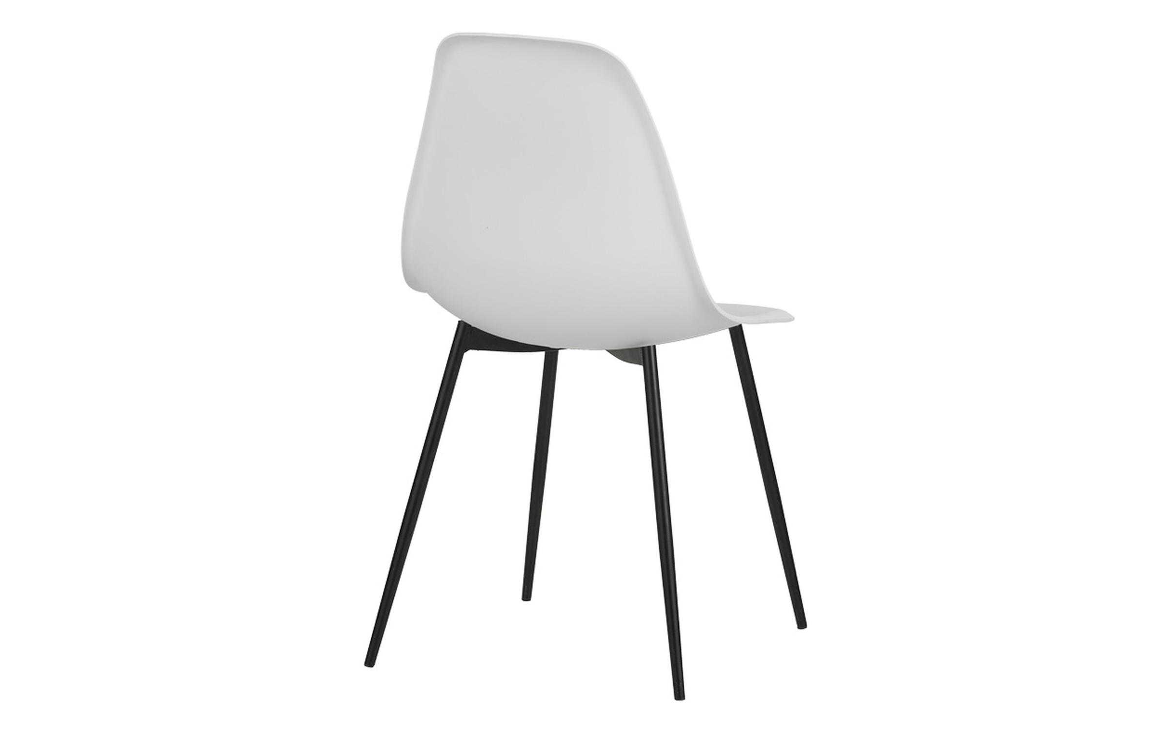 Scaun de masa Balen, alb + negru  7