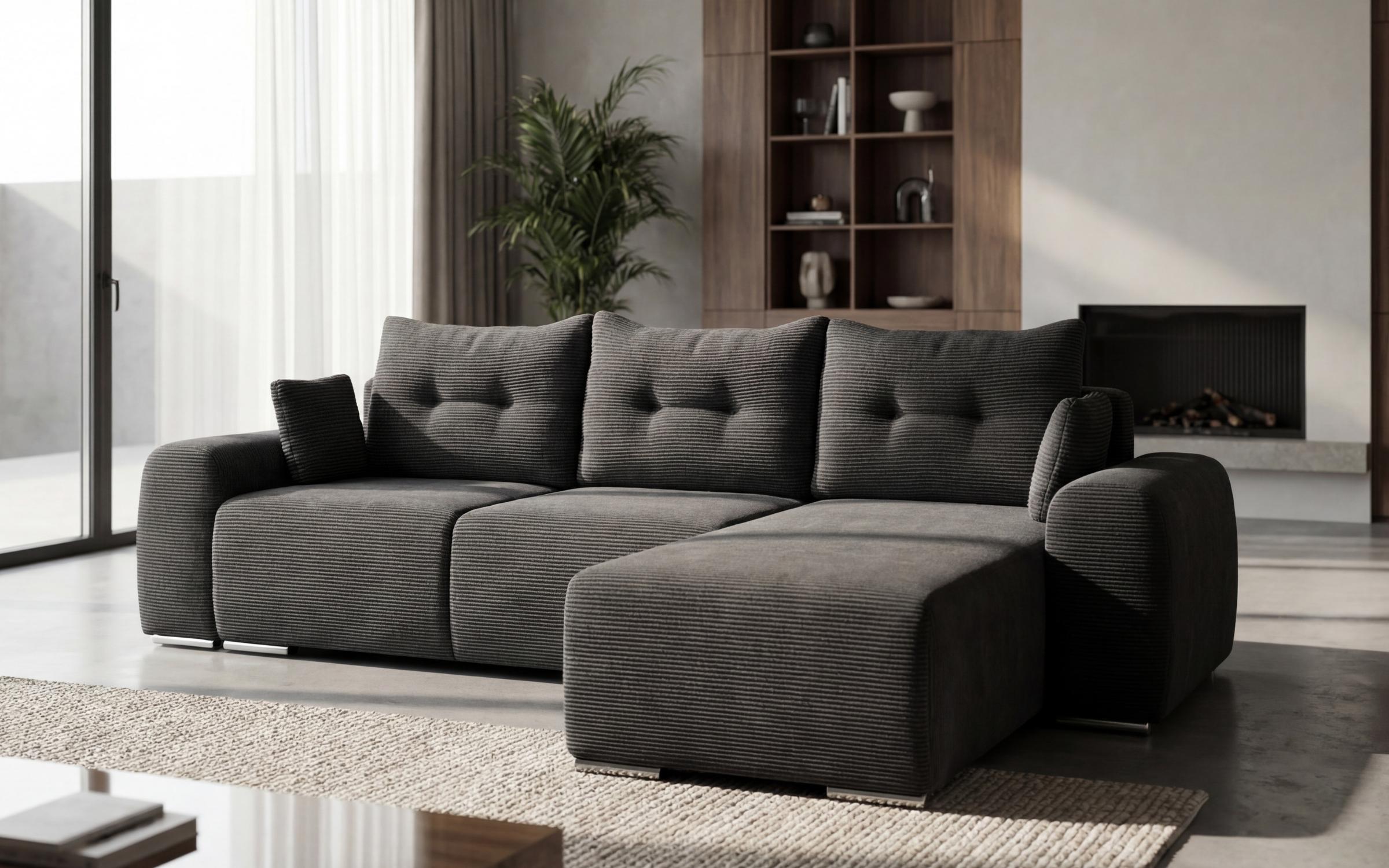 Coltar extensibil Apolo Spring, gri inchis  4