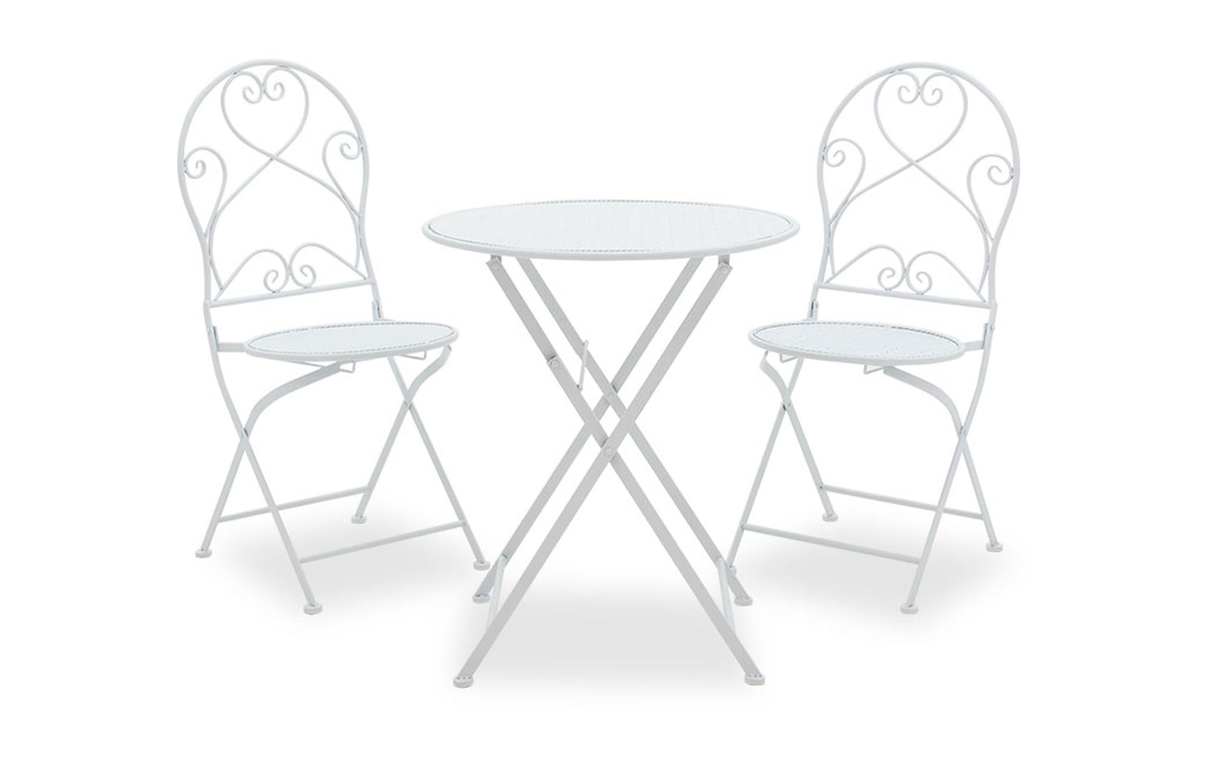 Set masa + scaune Valen, alb  1