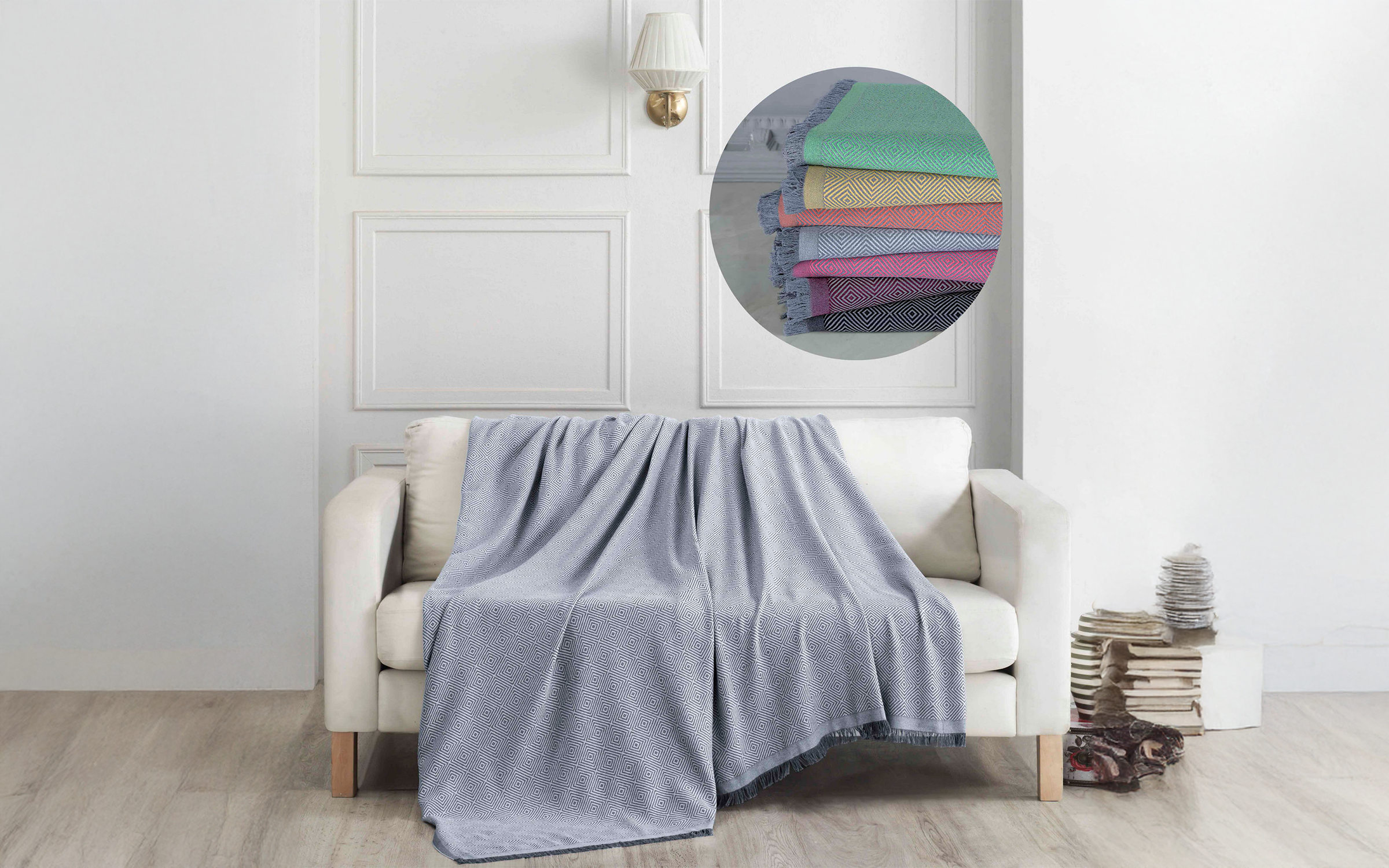 Cuvertura pentru canapea 175/230 cm Elite, gri  1