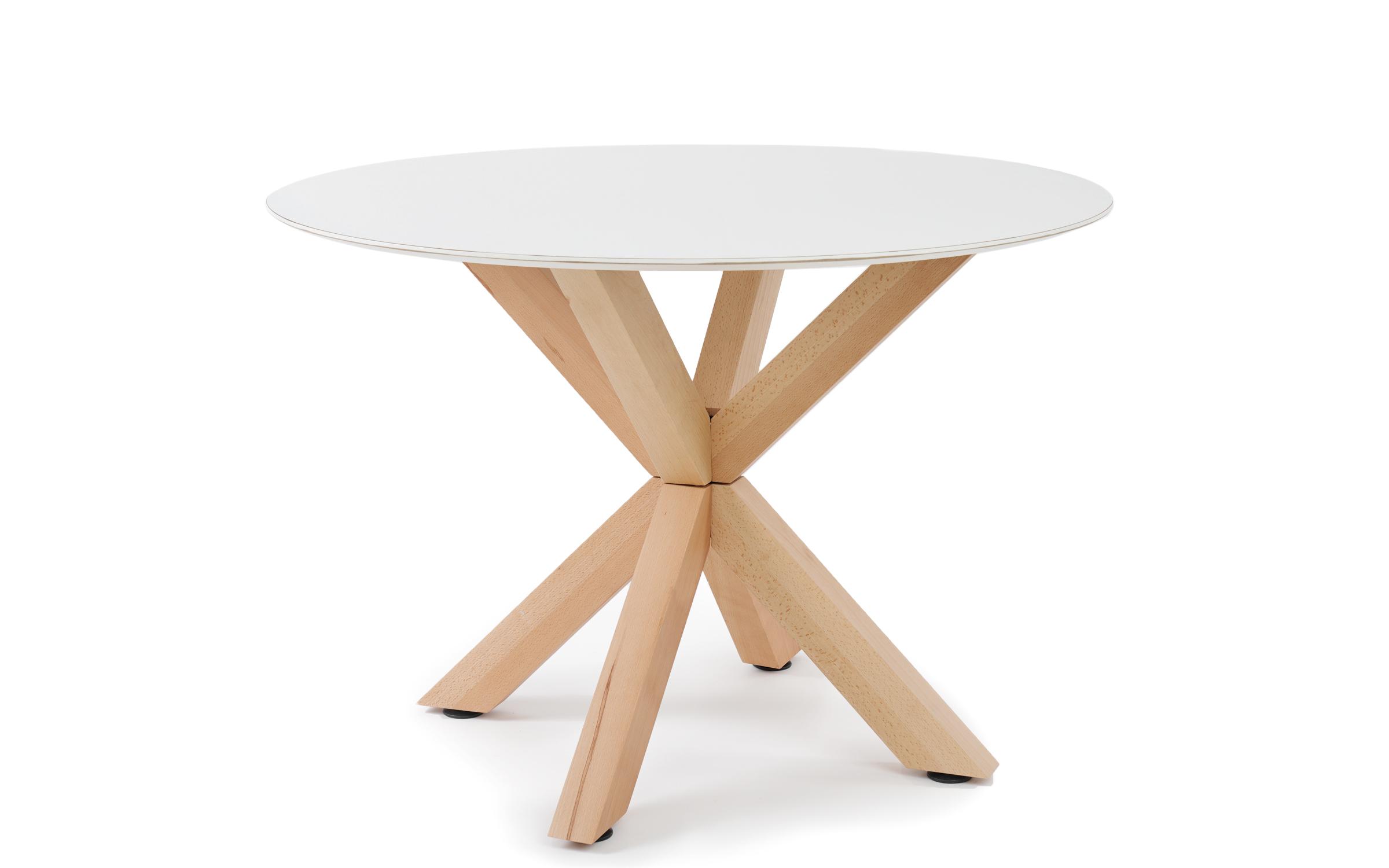 Masa dining Madera, alb + fag  3