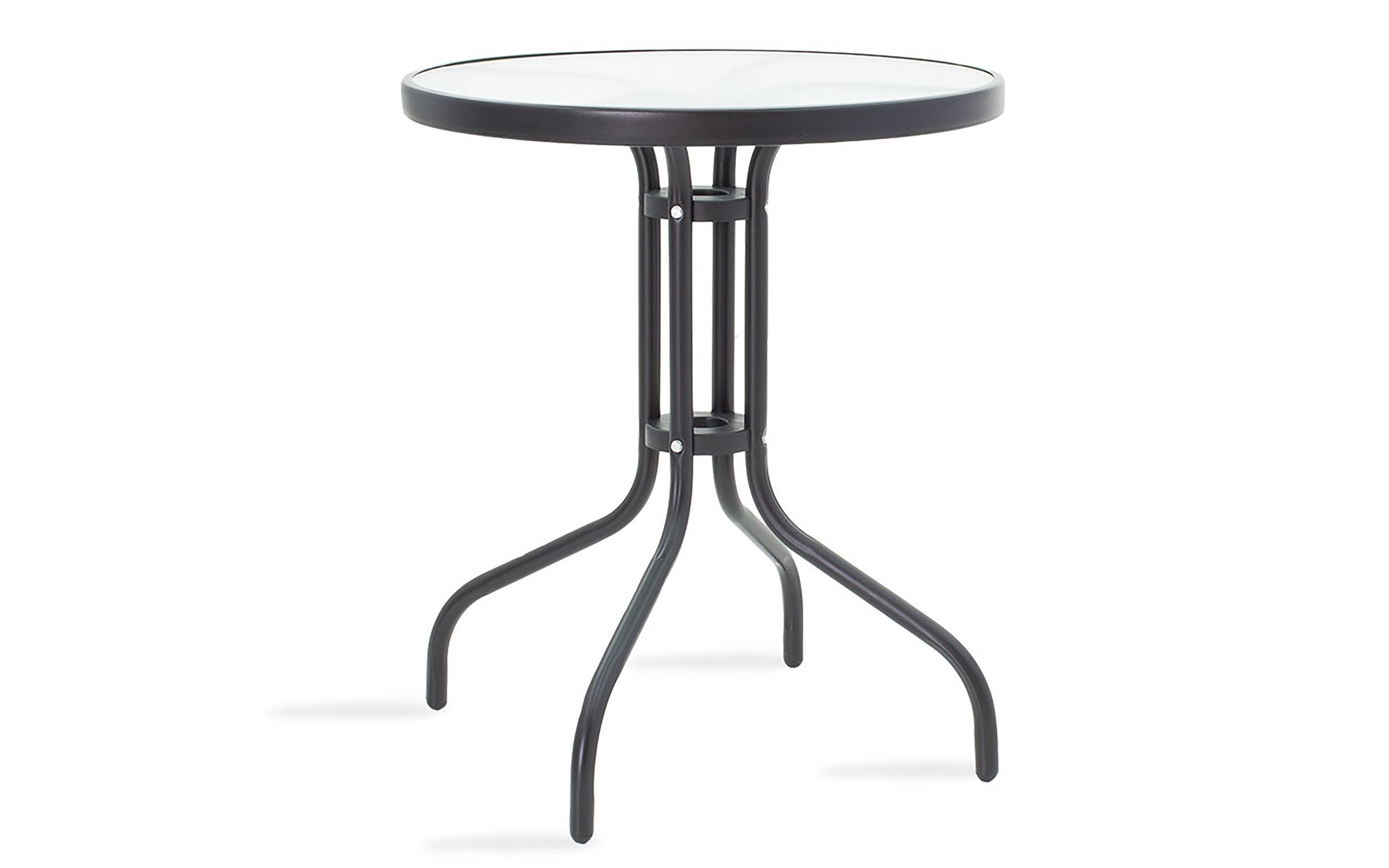 Set masa + 2 scaune Teid, negru  2