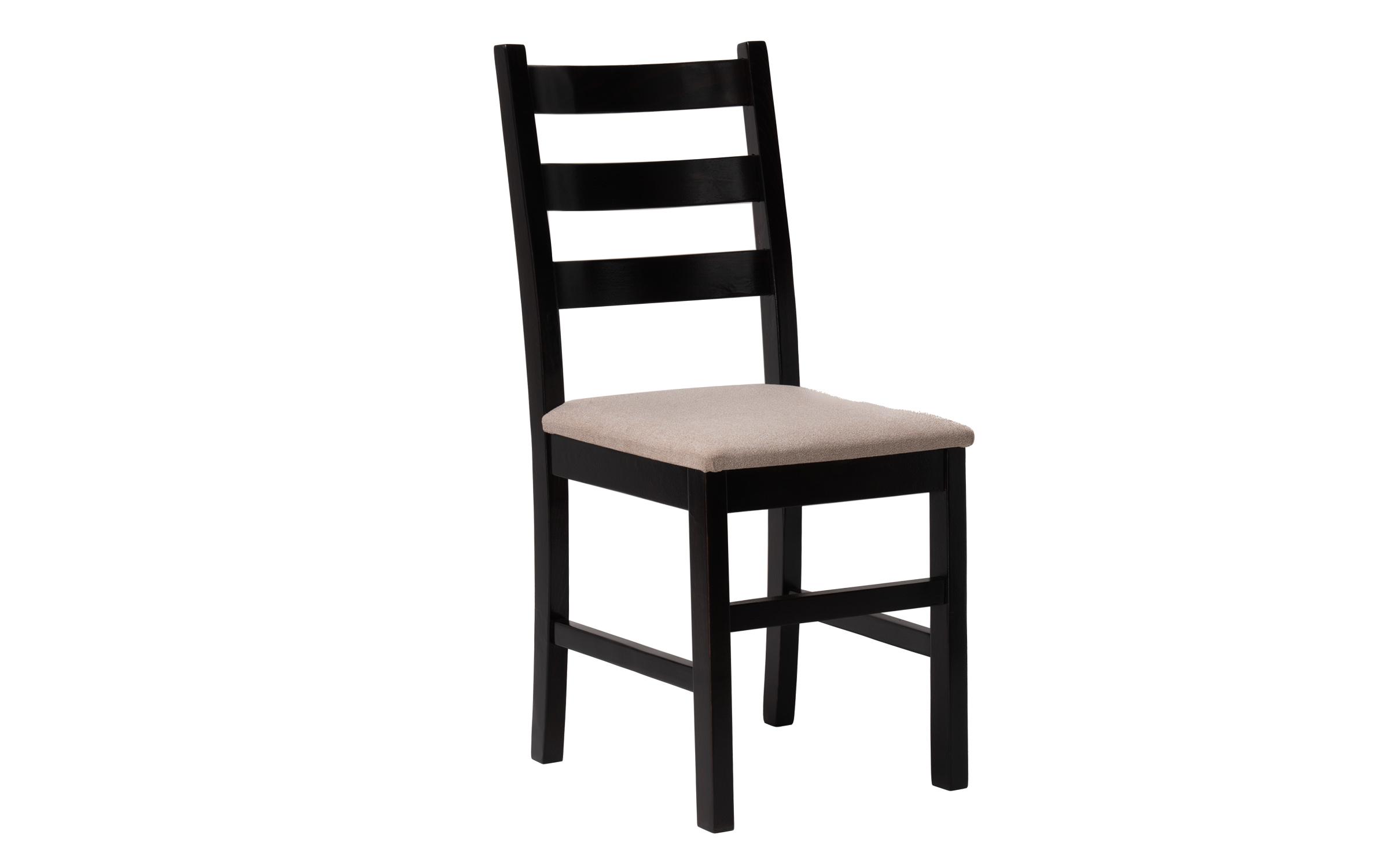 Scaun de masa Carsel, wenge cu sezut bej  5