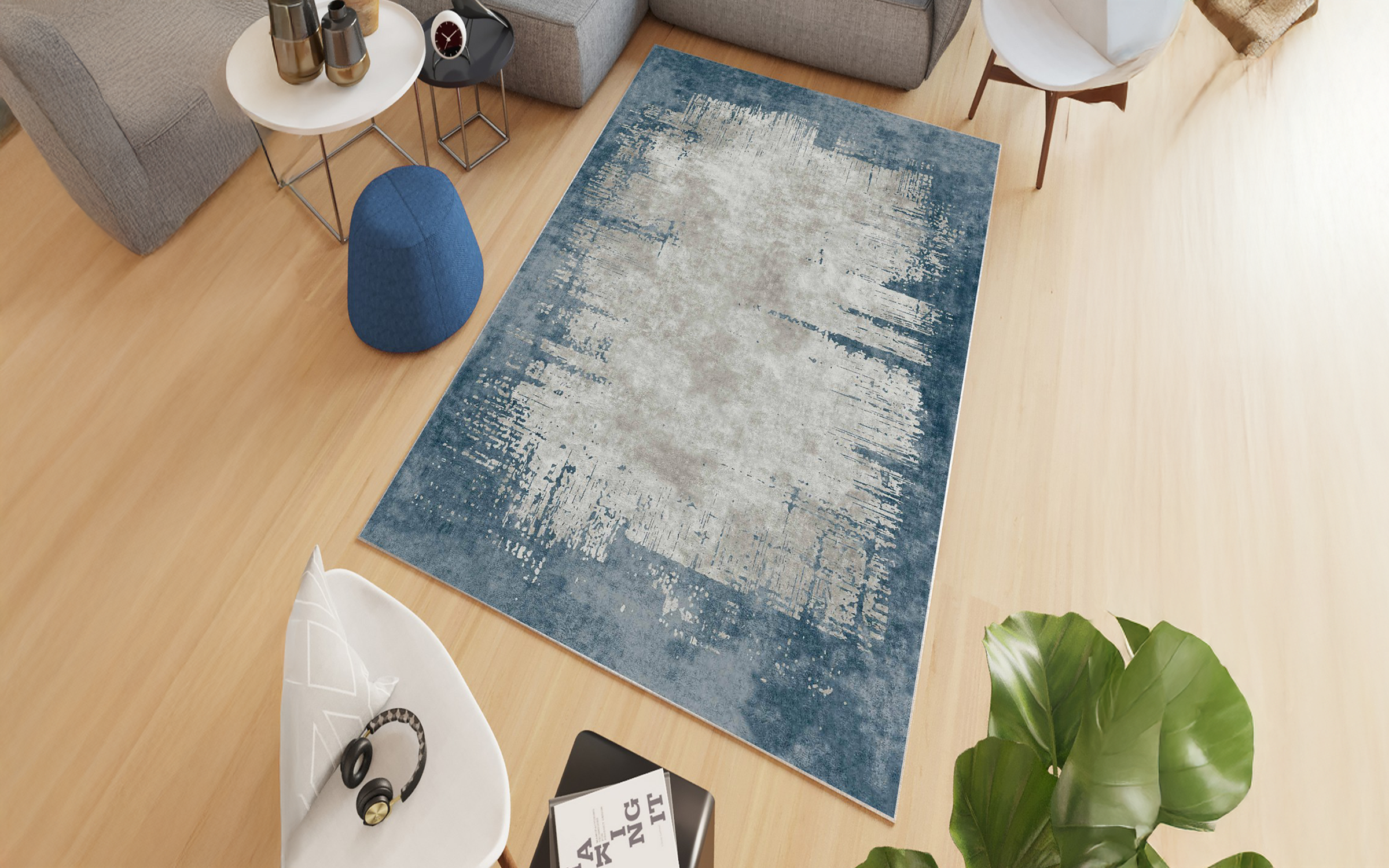 Covor 100/200 cm Blue Mirage, multicolor  1