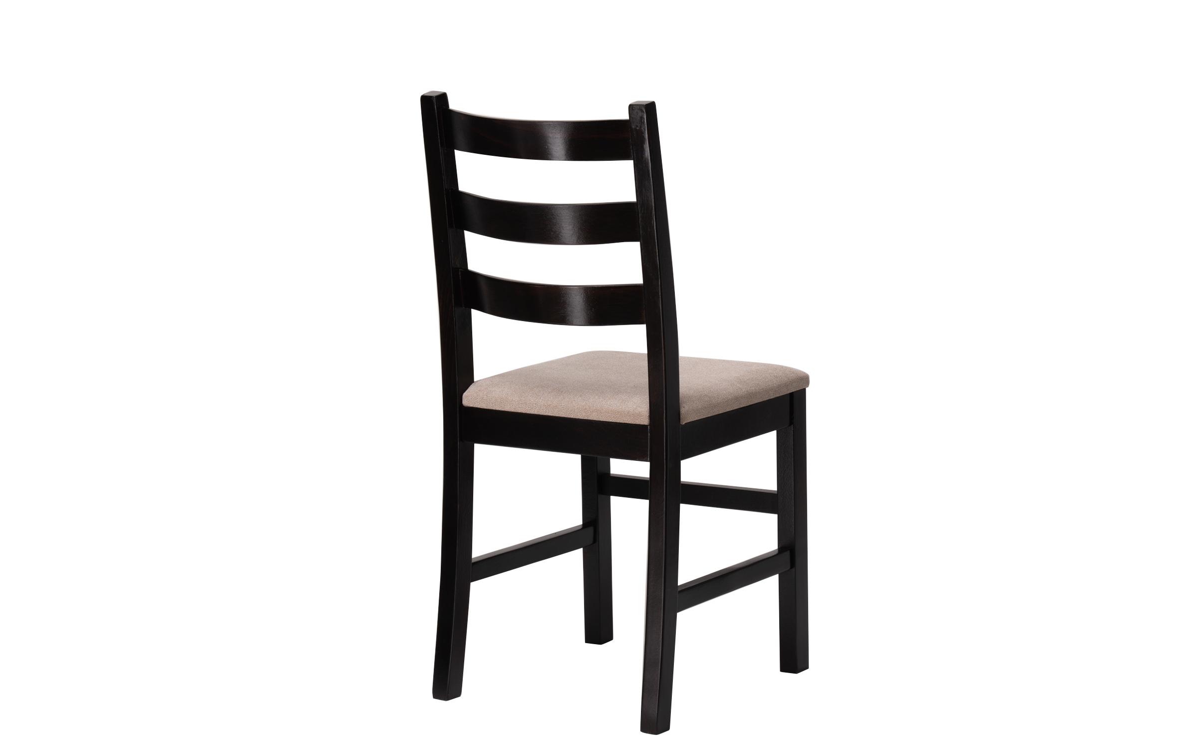 Scaun de masa Carsel, wenge cu sezut bej  7