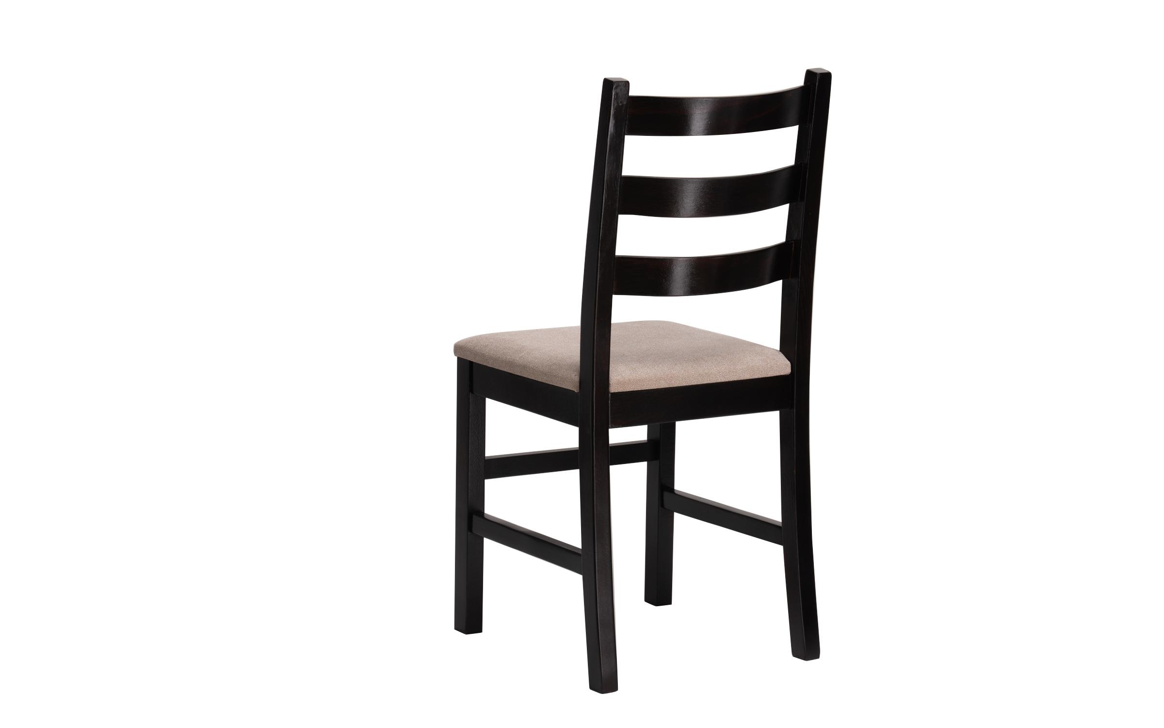 Scaun de masa Carsel, wenge cu sezut bej  8
