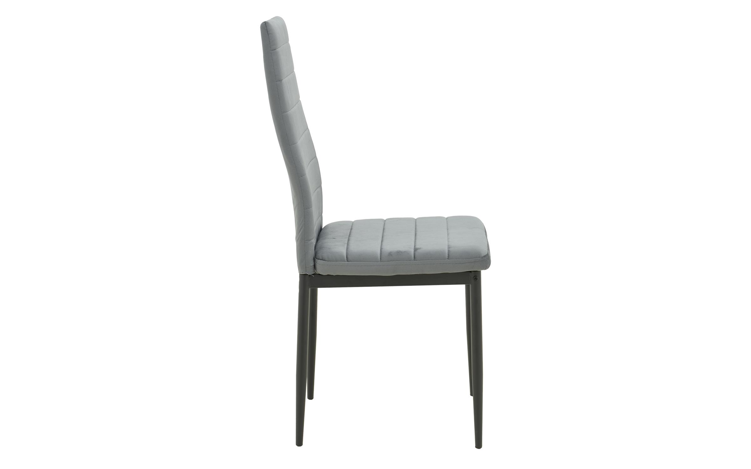 Scaun de masa Parker, gri + negru  4