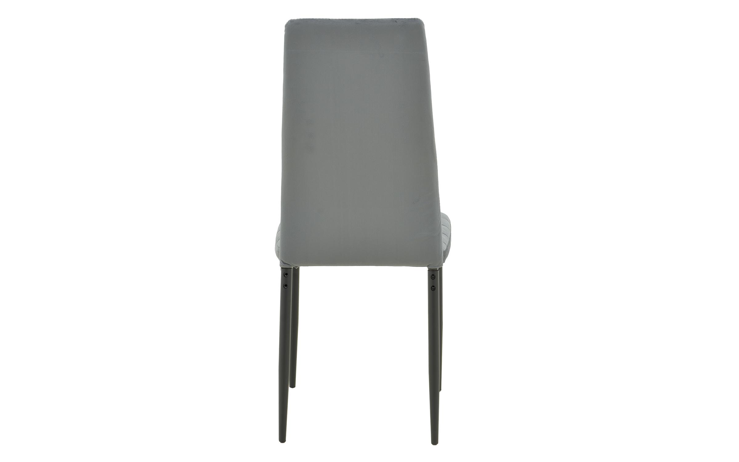 Scaun de masa Parker, gri + negru  5