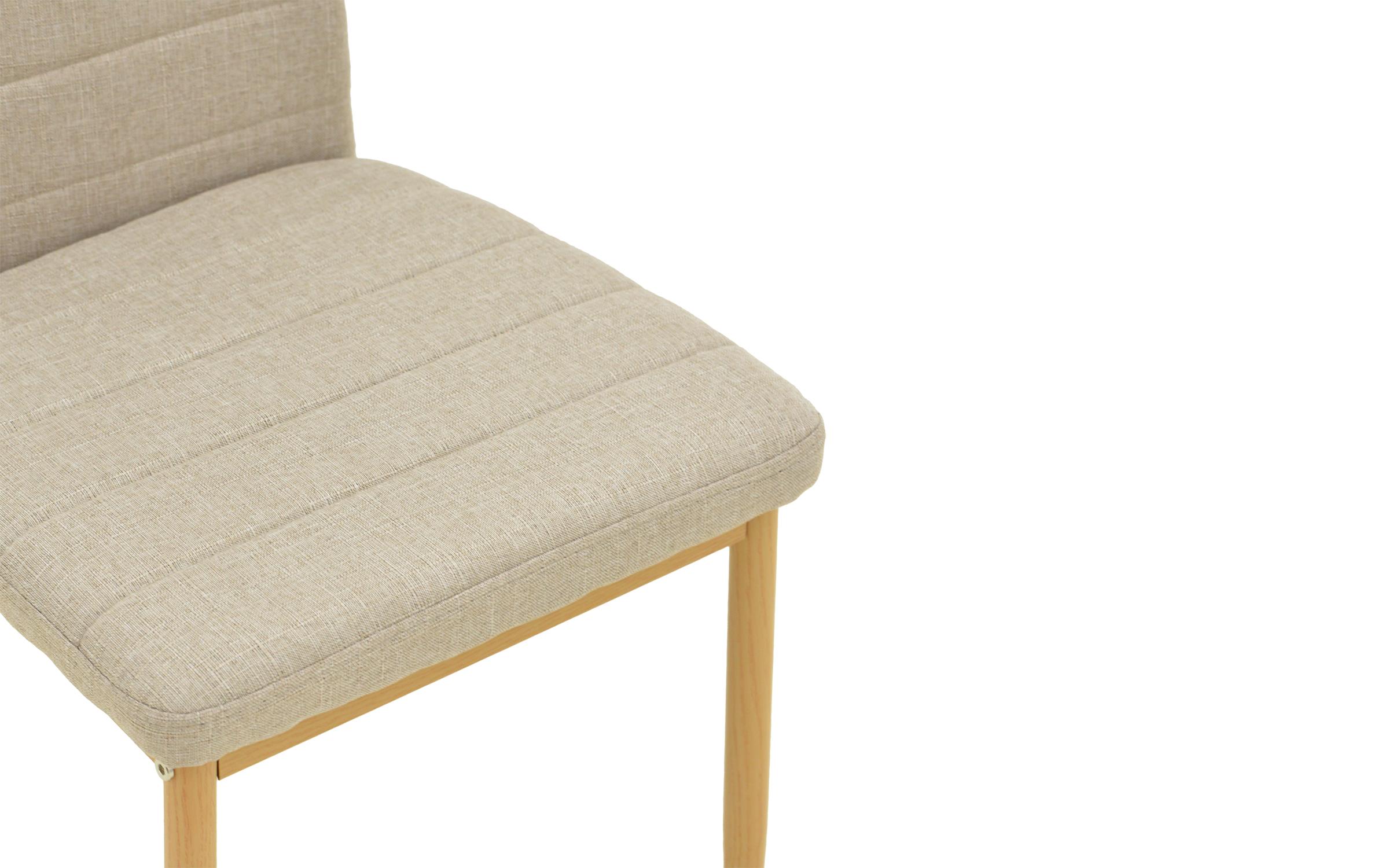 Scaun de masa Parker, bej + natural  8