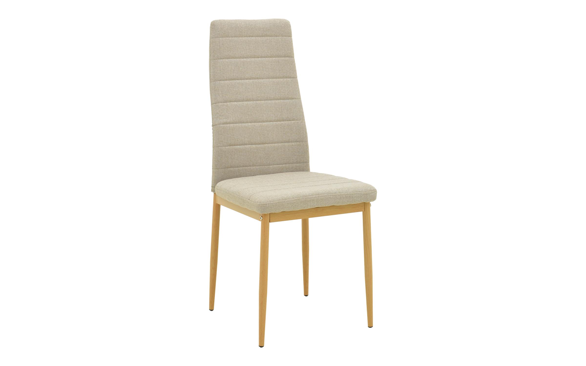 Scaun de masa Parker, bej + natural  1