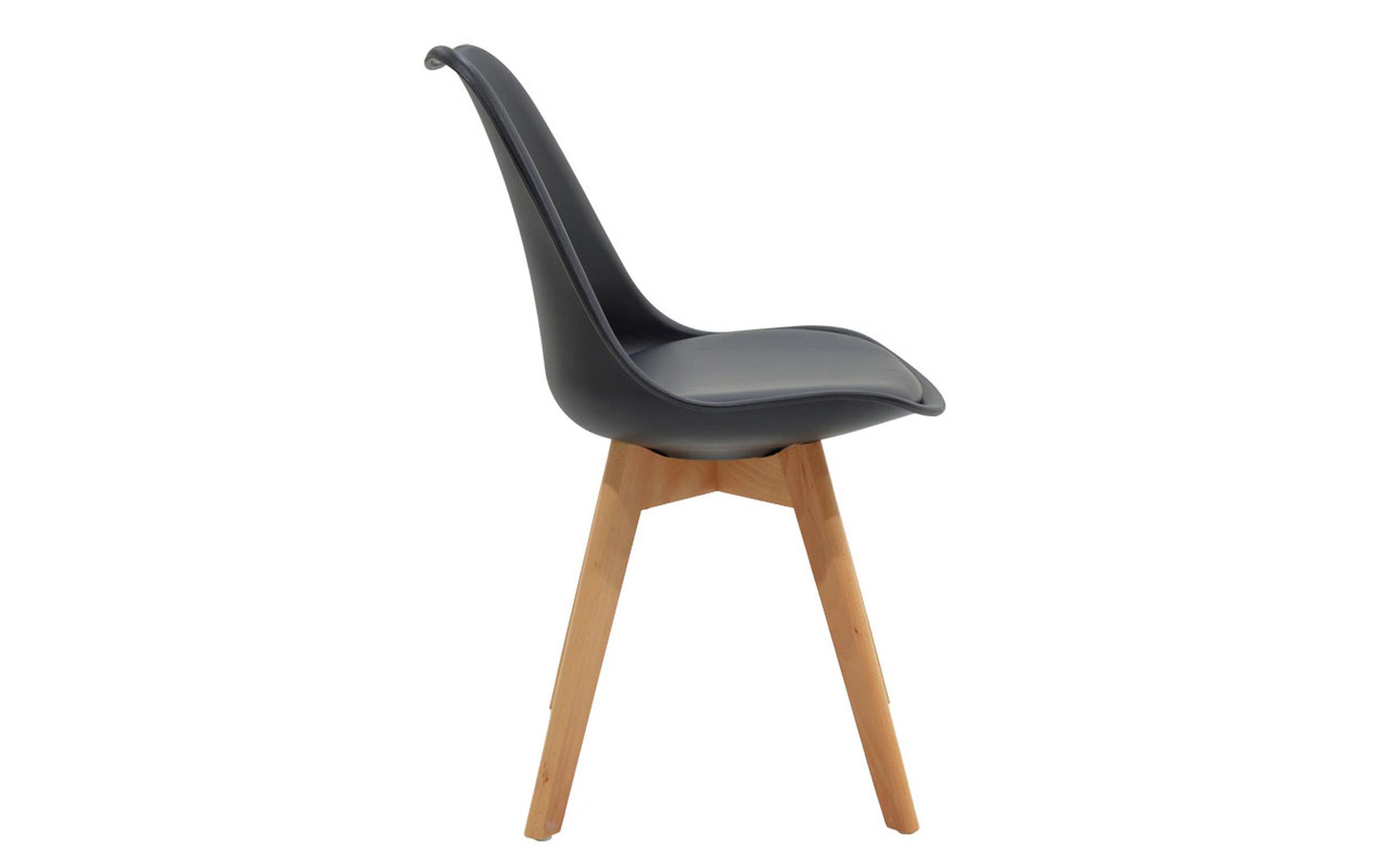 Scaun de masa Gaston 3, negru  4