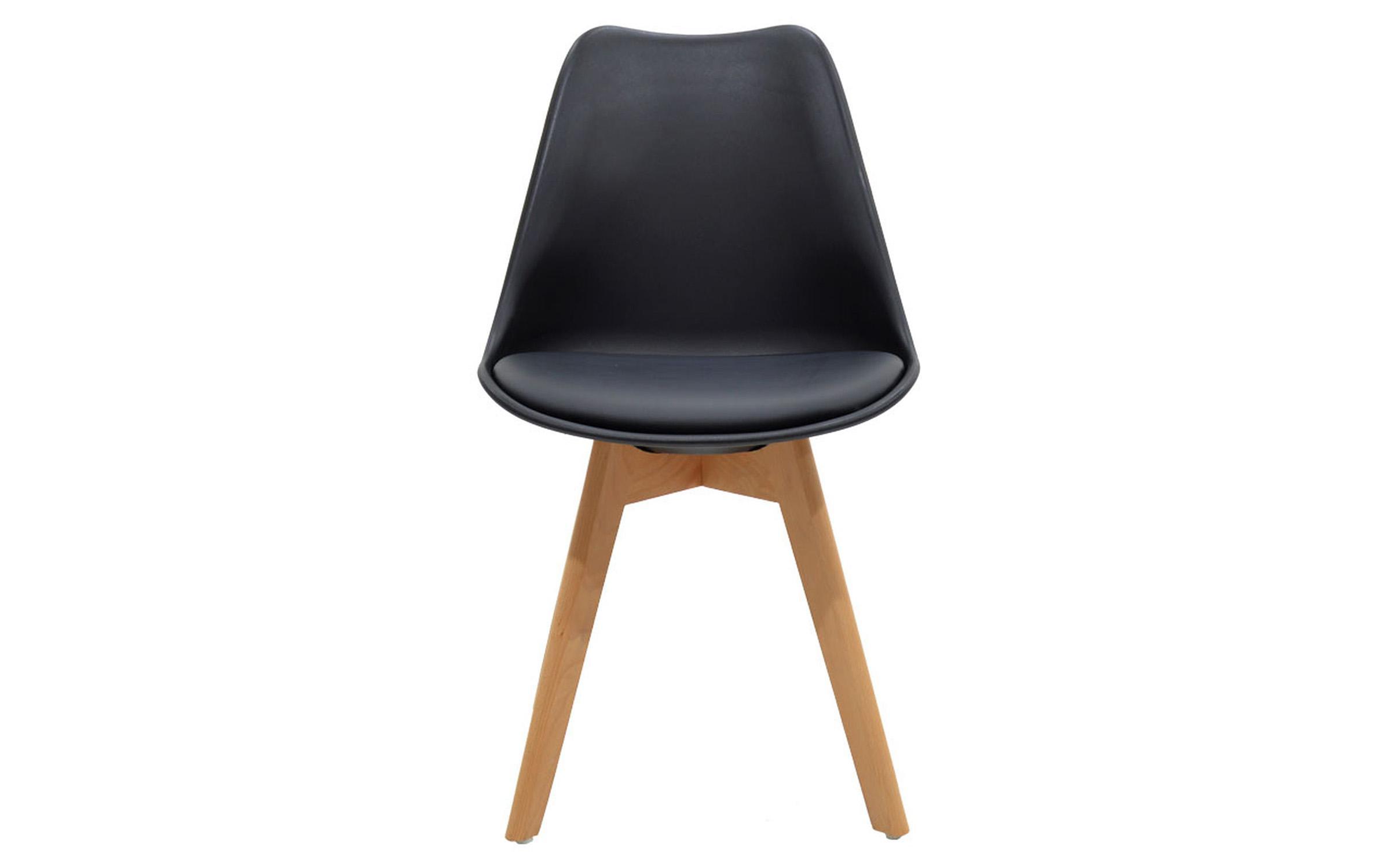 Scaun de masa Gaston 3, negru  3