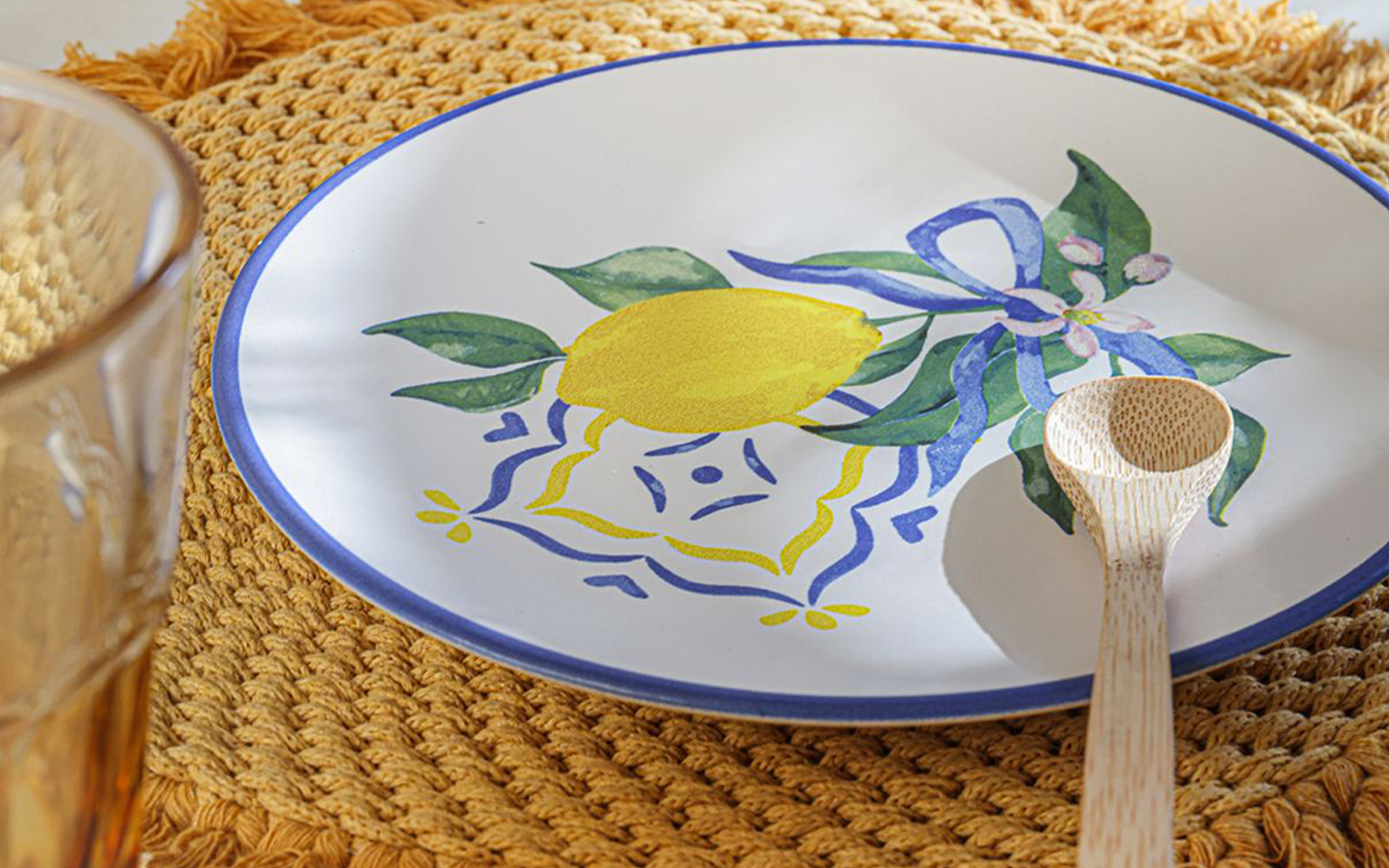 Farfurii de desert 4 buc. Tuscan Summer, multicolor  3