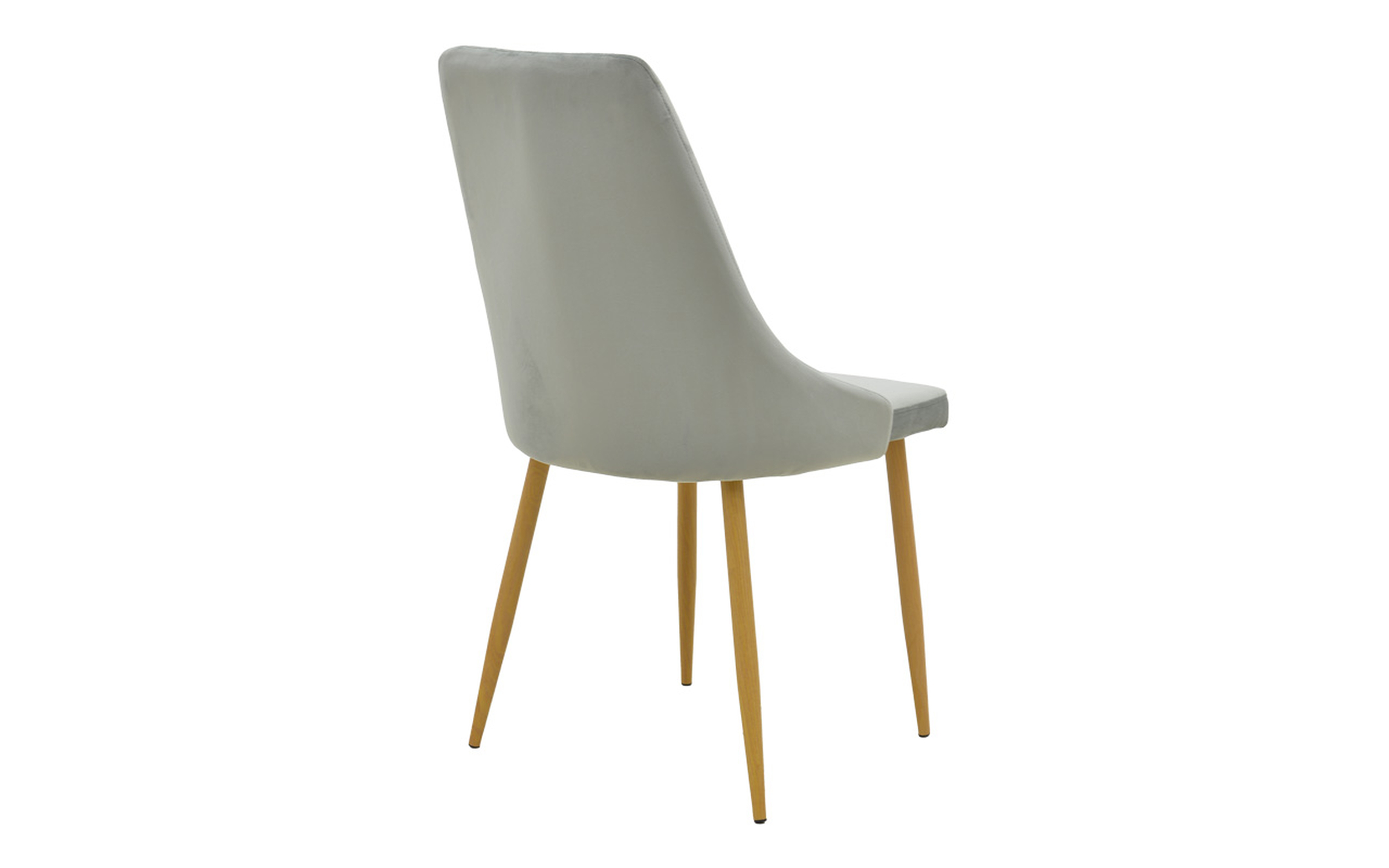 Scaun de masa Azori, gri + natural  4