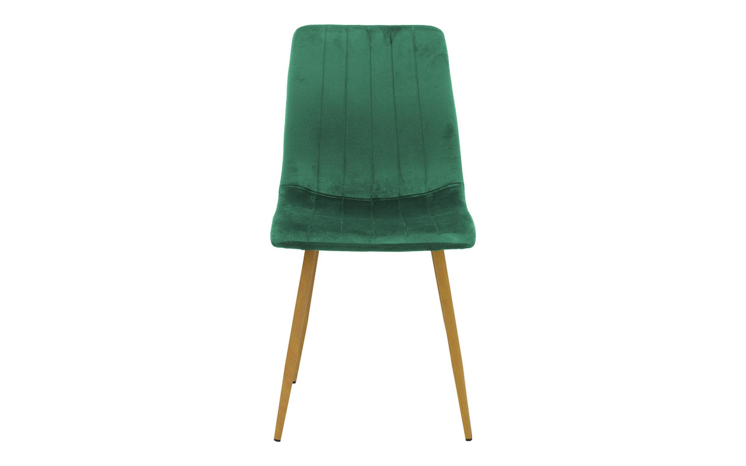 Scaun de masa Nor, verde + natural  3