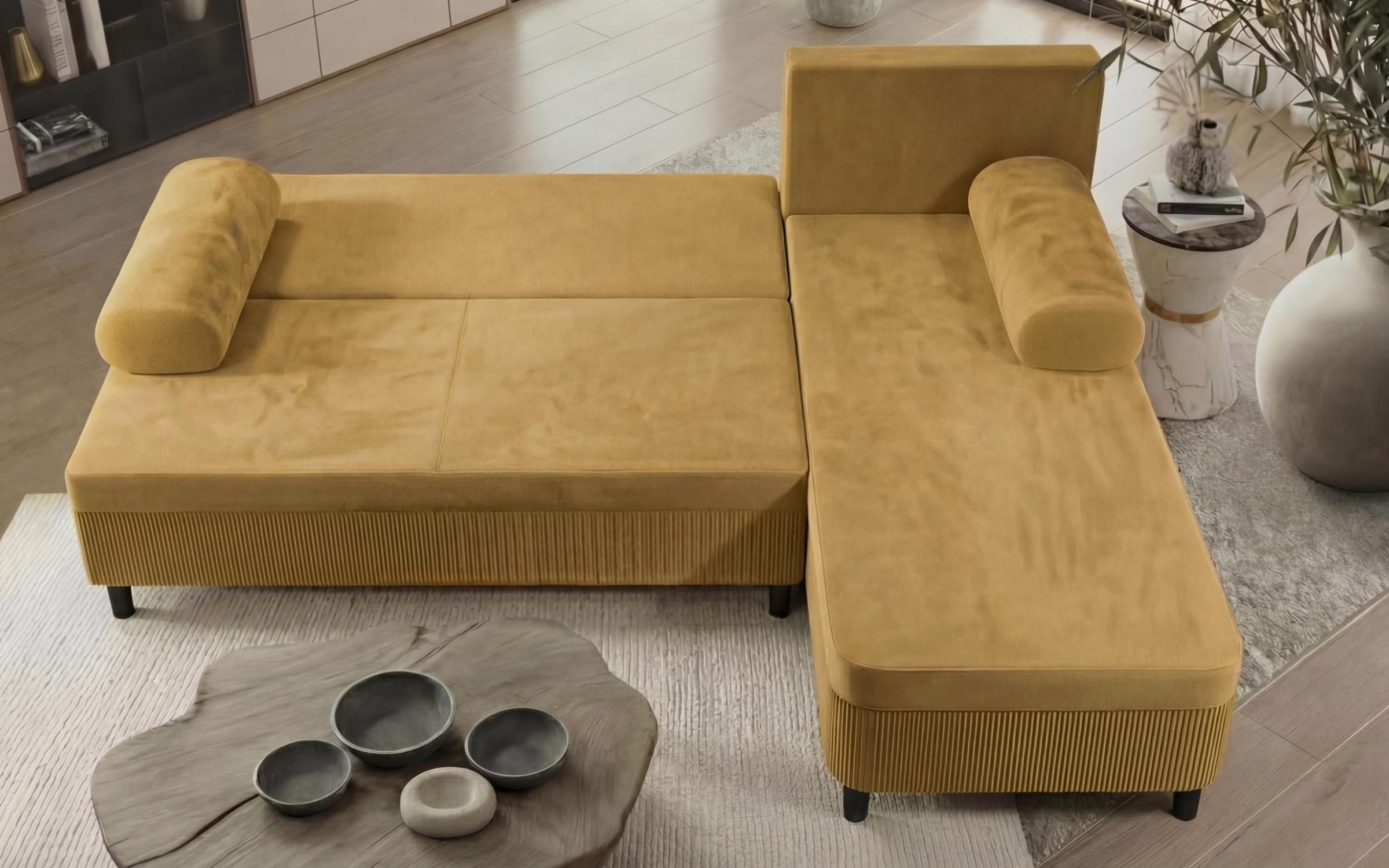 Coltar extensibil Delano, mustar  6