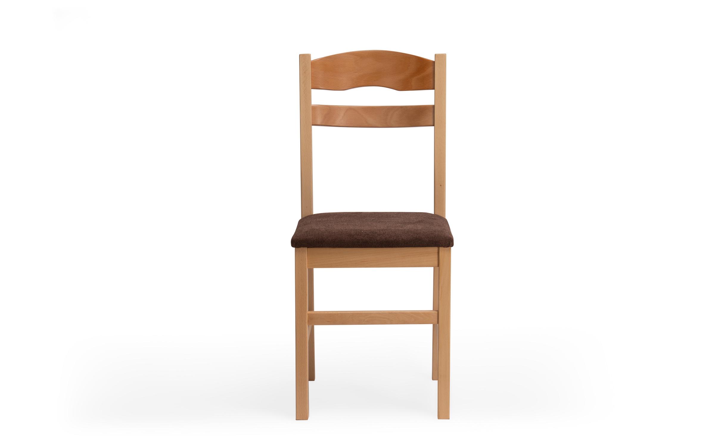 Scaun de masa Sando, natural cu sezut maro  5