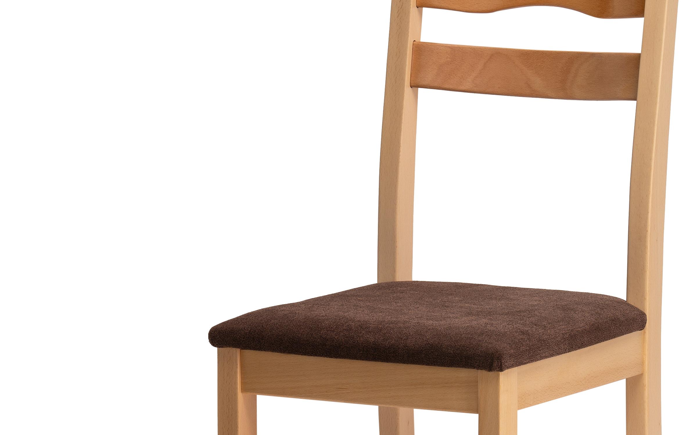 Scaun de masa Sando, natural cu sezut maro  8