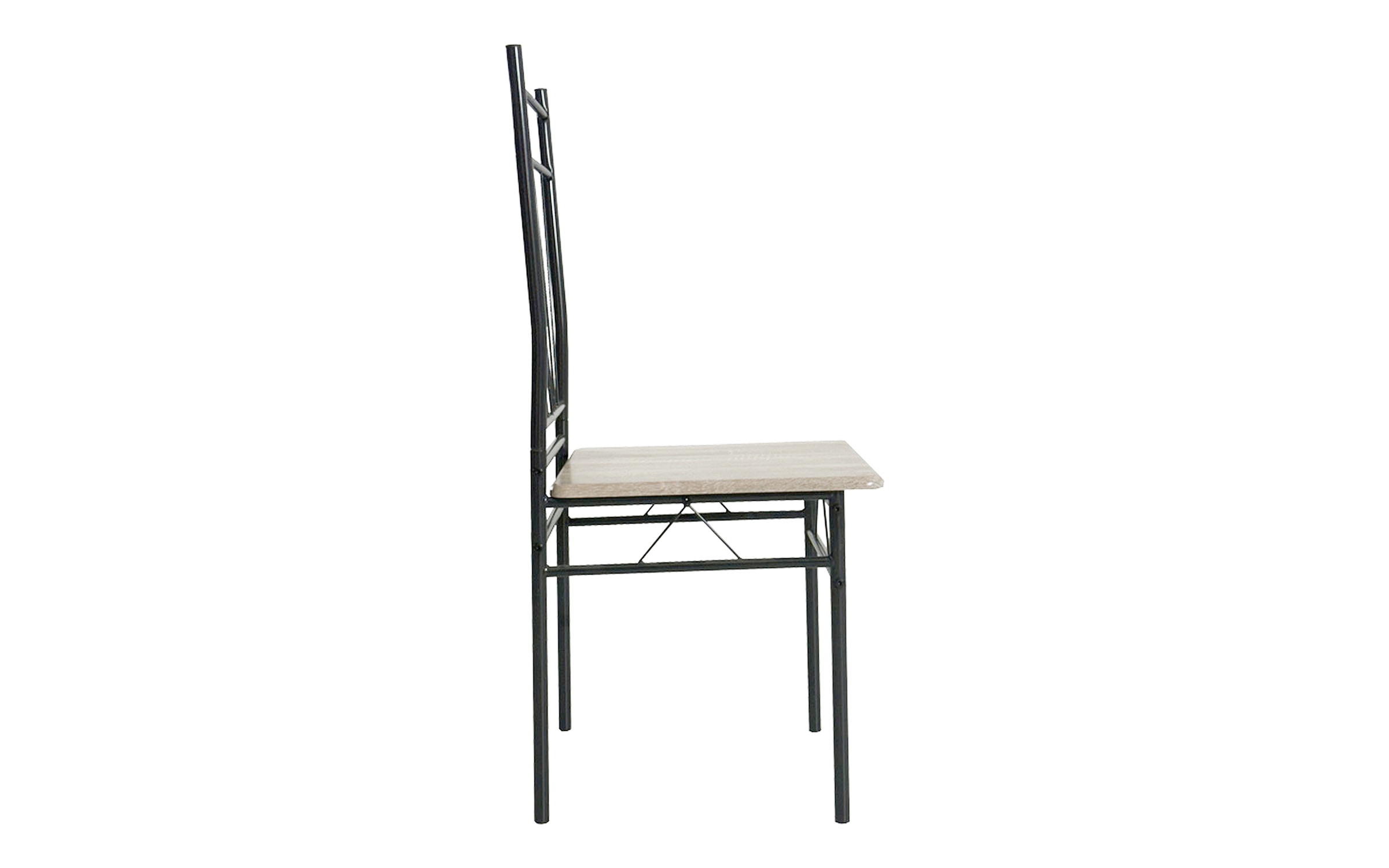 Set masa + scaune Reforia, gri + negru  8
