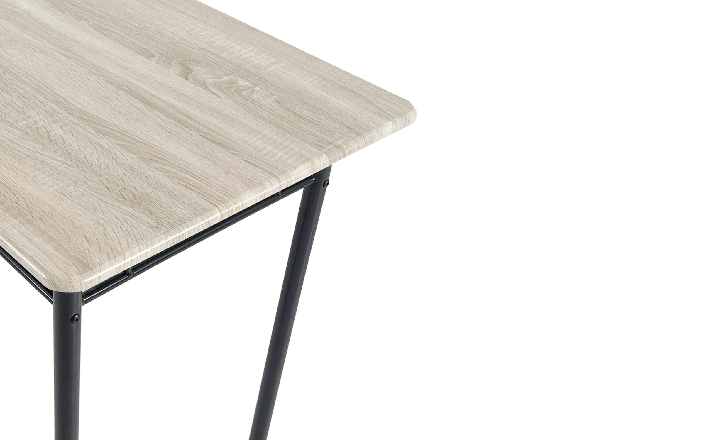 Set masa + scaune Reforia, gri + negru  11