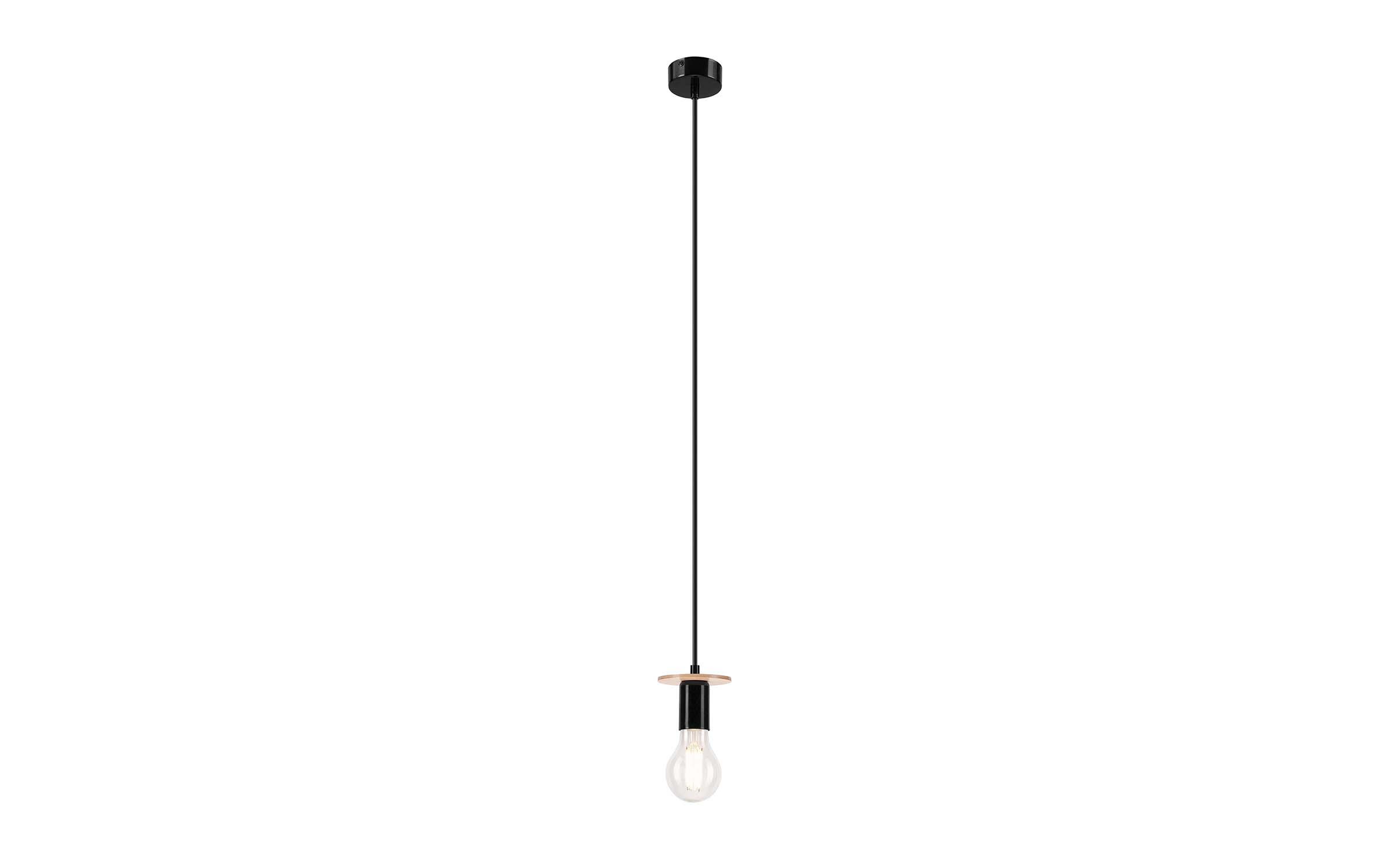 Lustra Industrial, negru  1