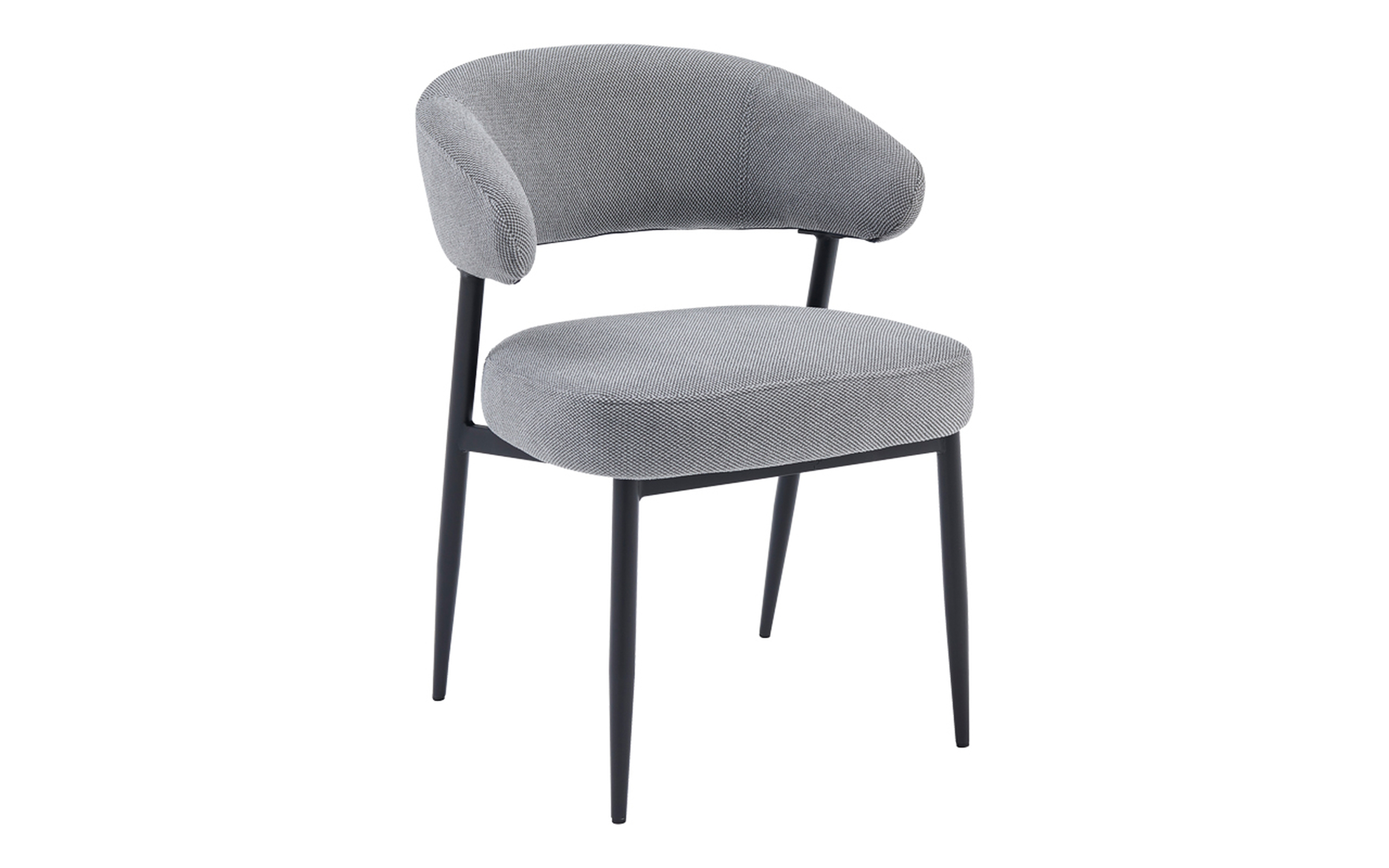Scaun de masa Timur, gri + negru  1