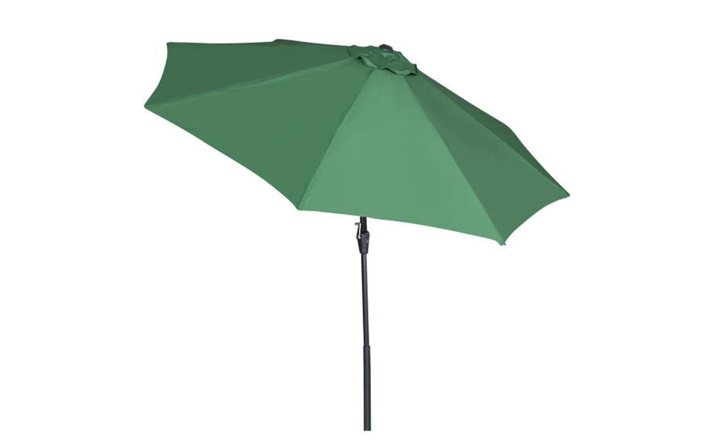 Umbrela de gradina Reyman cu maner rabatabil oblic, verde  3