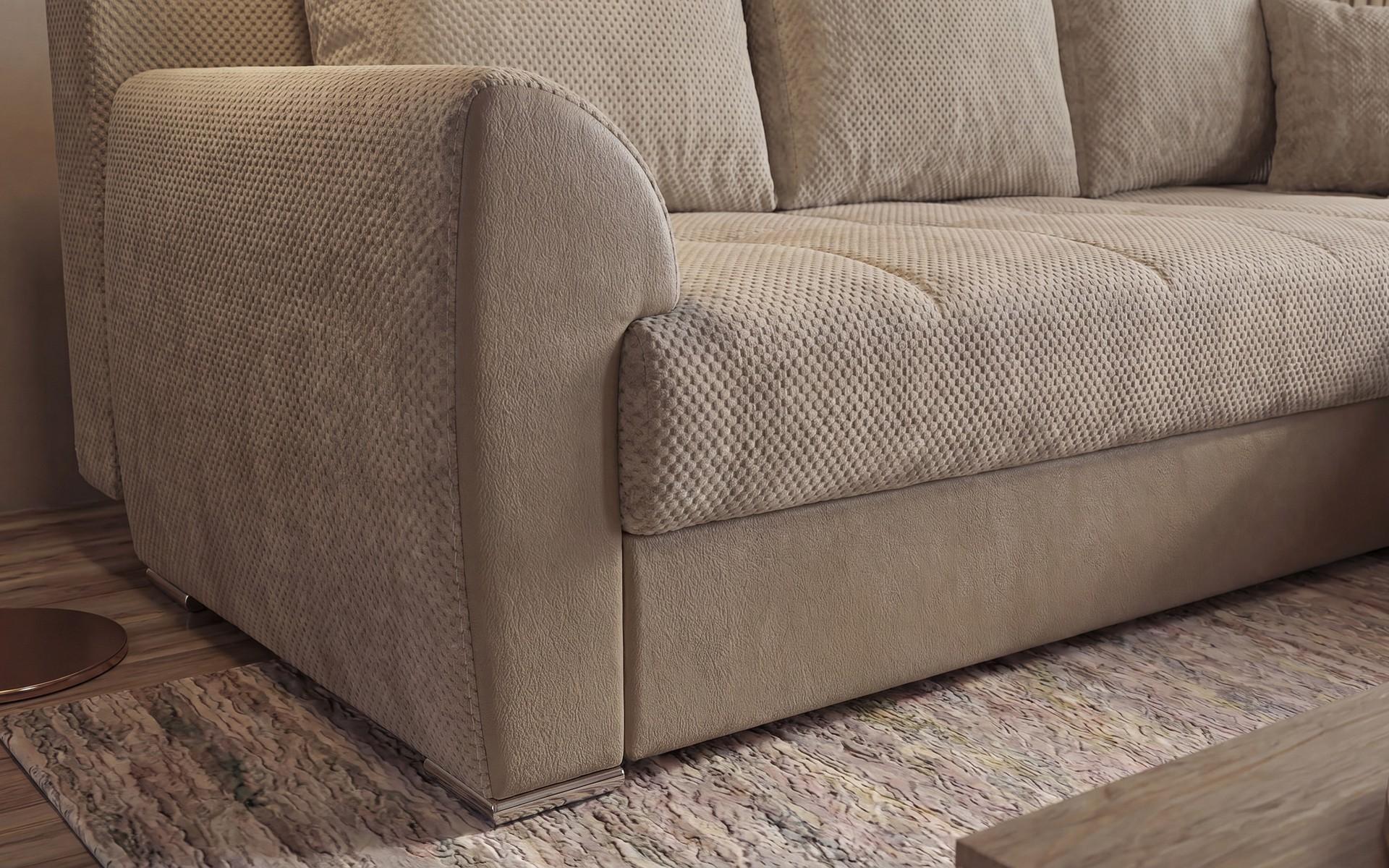 Coltar extensibil Lumis, bej + gri-bej  6