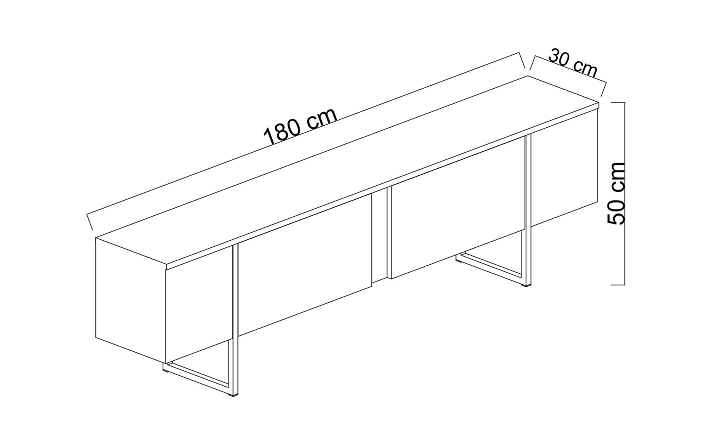 Modul TV Larso, nuc + negru  2