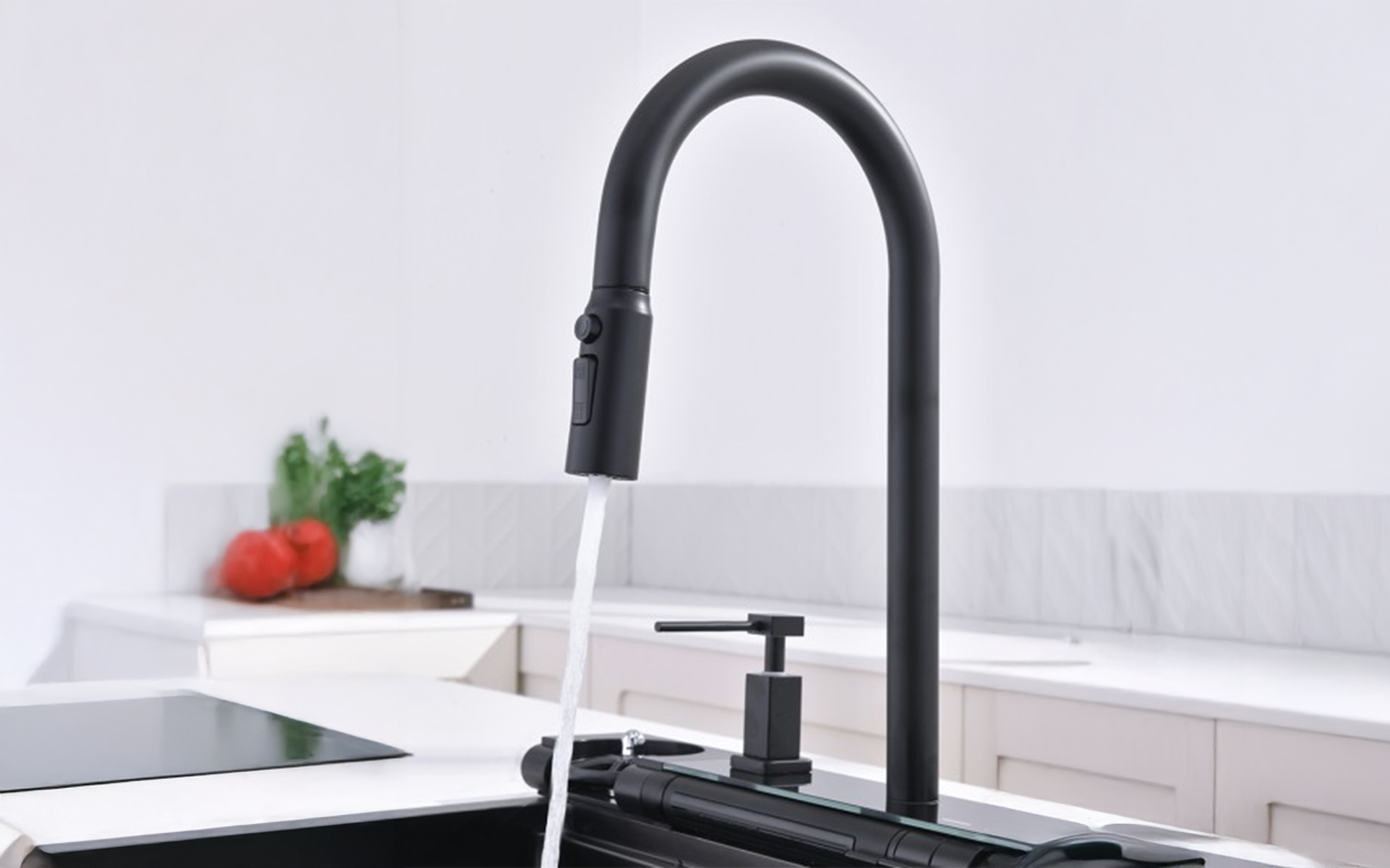 Chiuveta multifunctionala cu robinet 7547PVD, negru  3