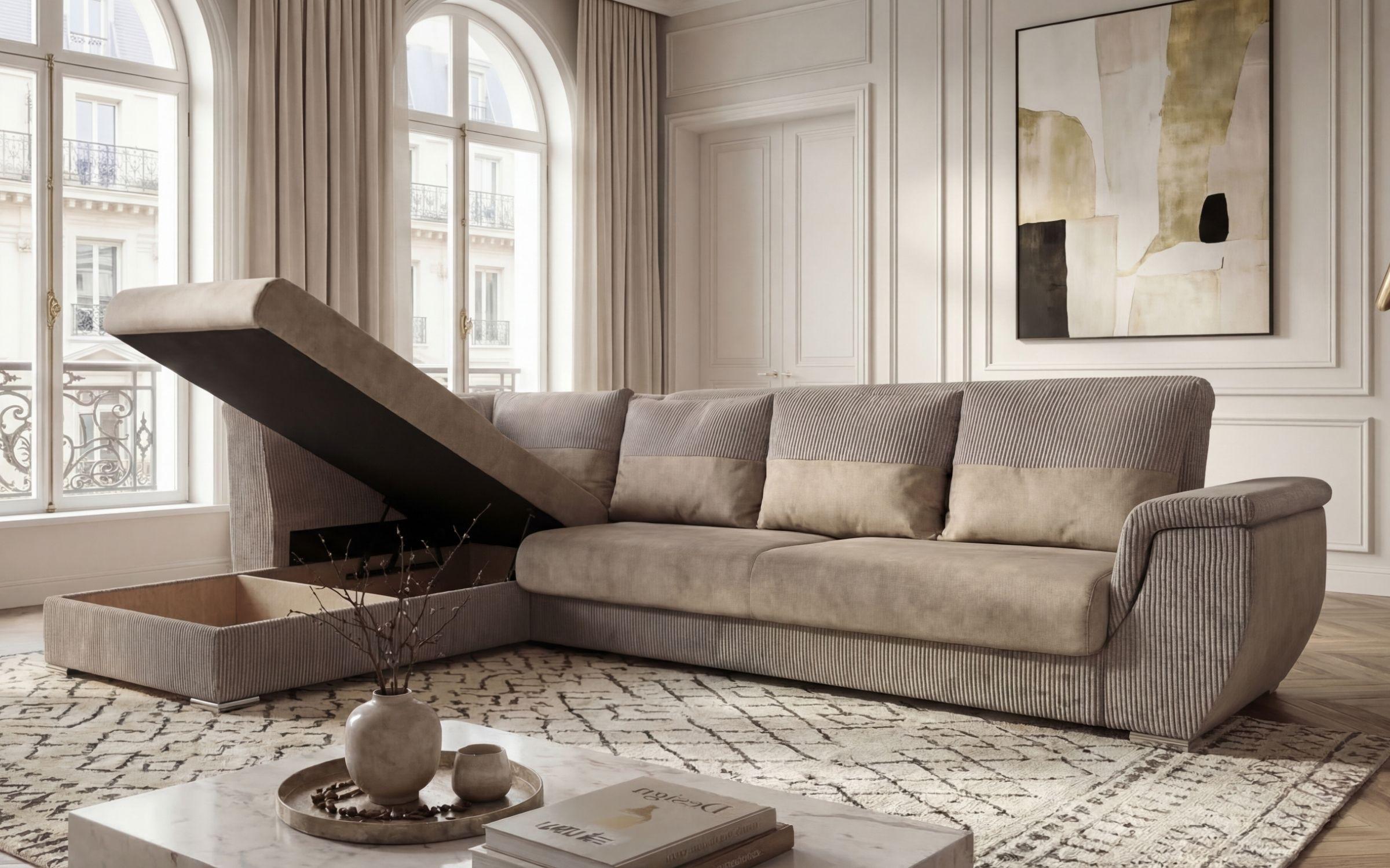 Coltar extensibil + mecanism click- clack Sorento, bej  7