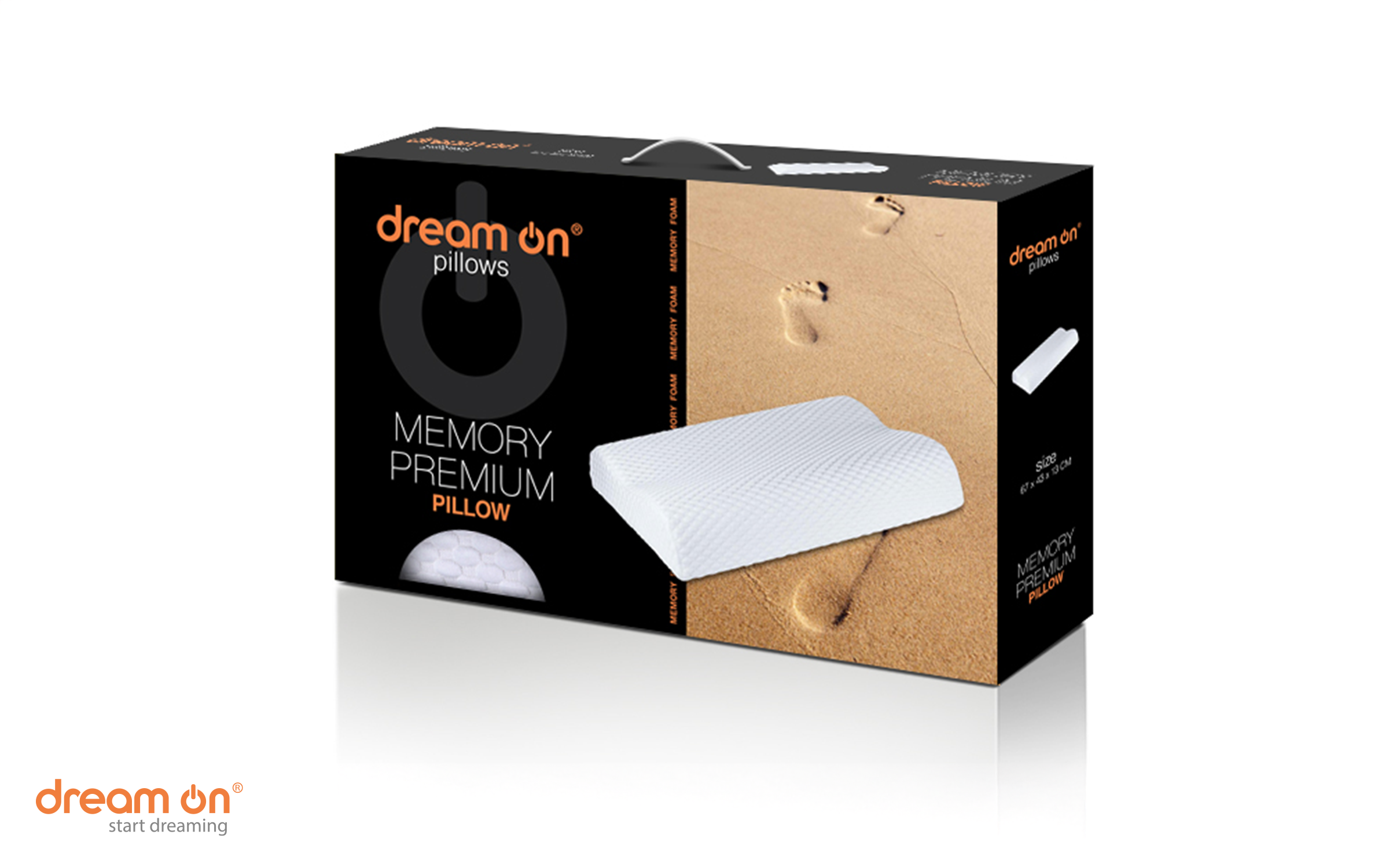 Set 2 perne 67/43 Memory Premium, alb  5