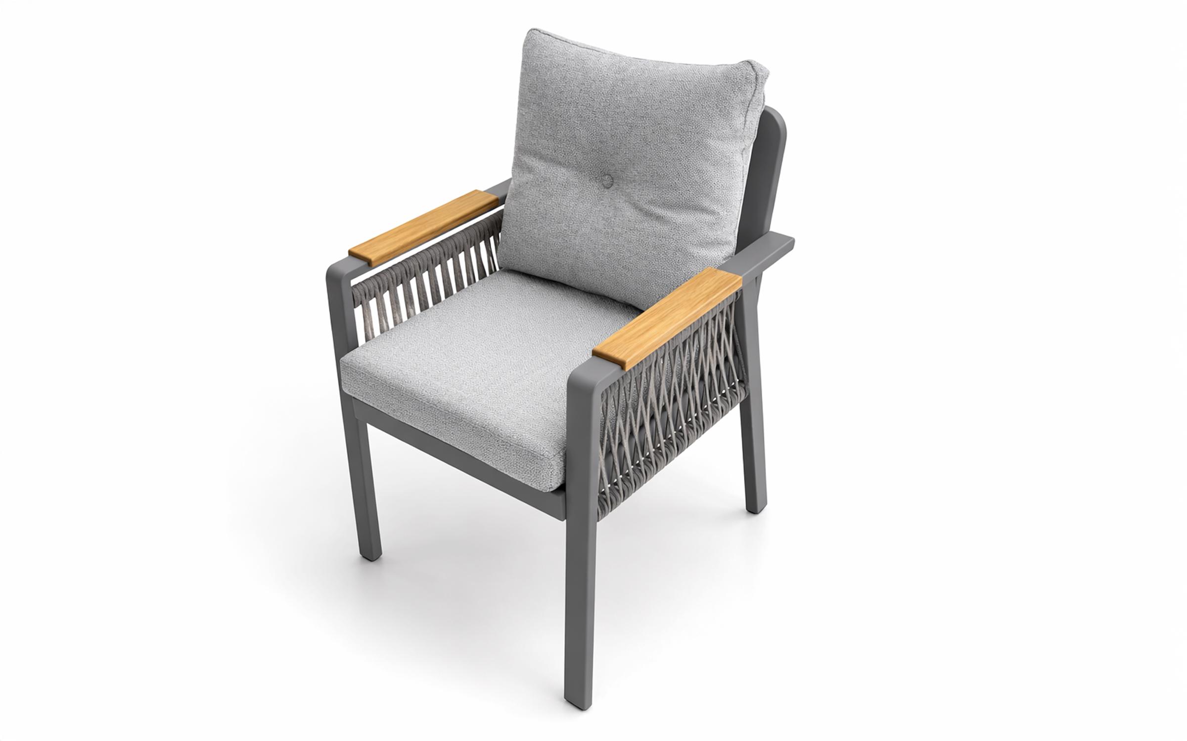 Scaun de gradina Artemis, cappuccino + antracit  2