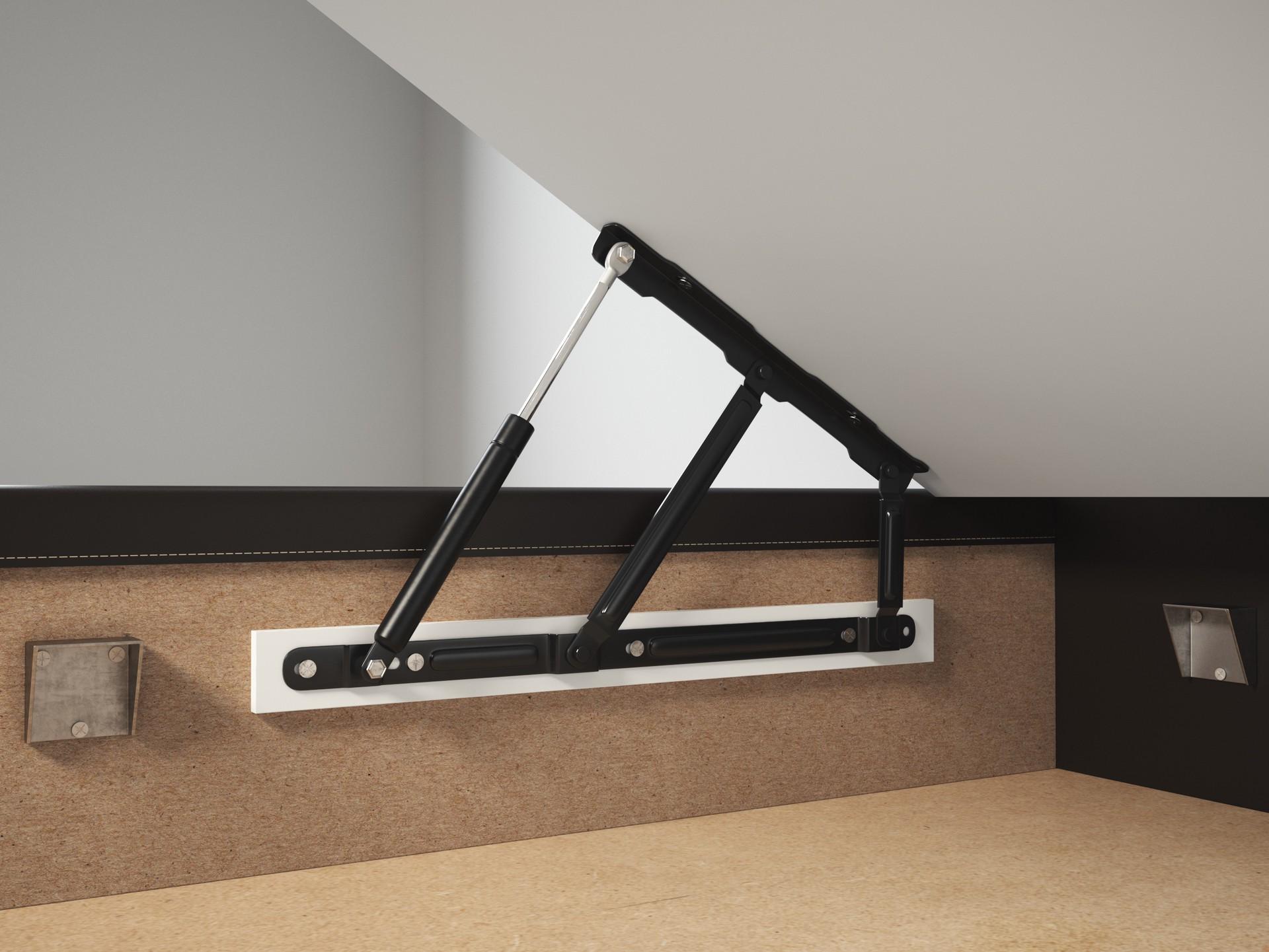 Pentru Armina 160/200 сm Mecanism special de ridicare cu distantier 1200N + fund HDF 2.5 mm,   1
