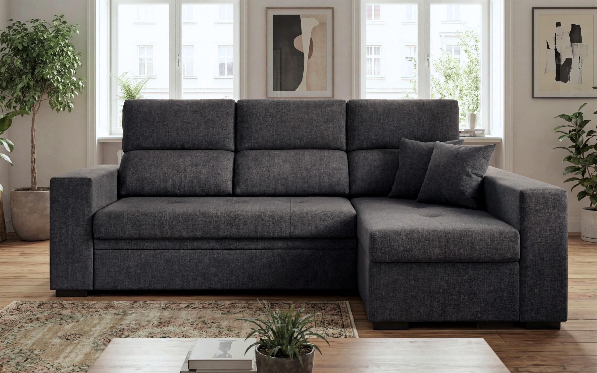 Coltar extensibil cu brat etajera Astor, gri inchis  3