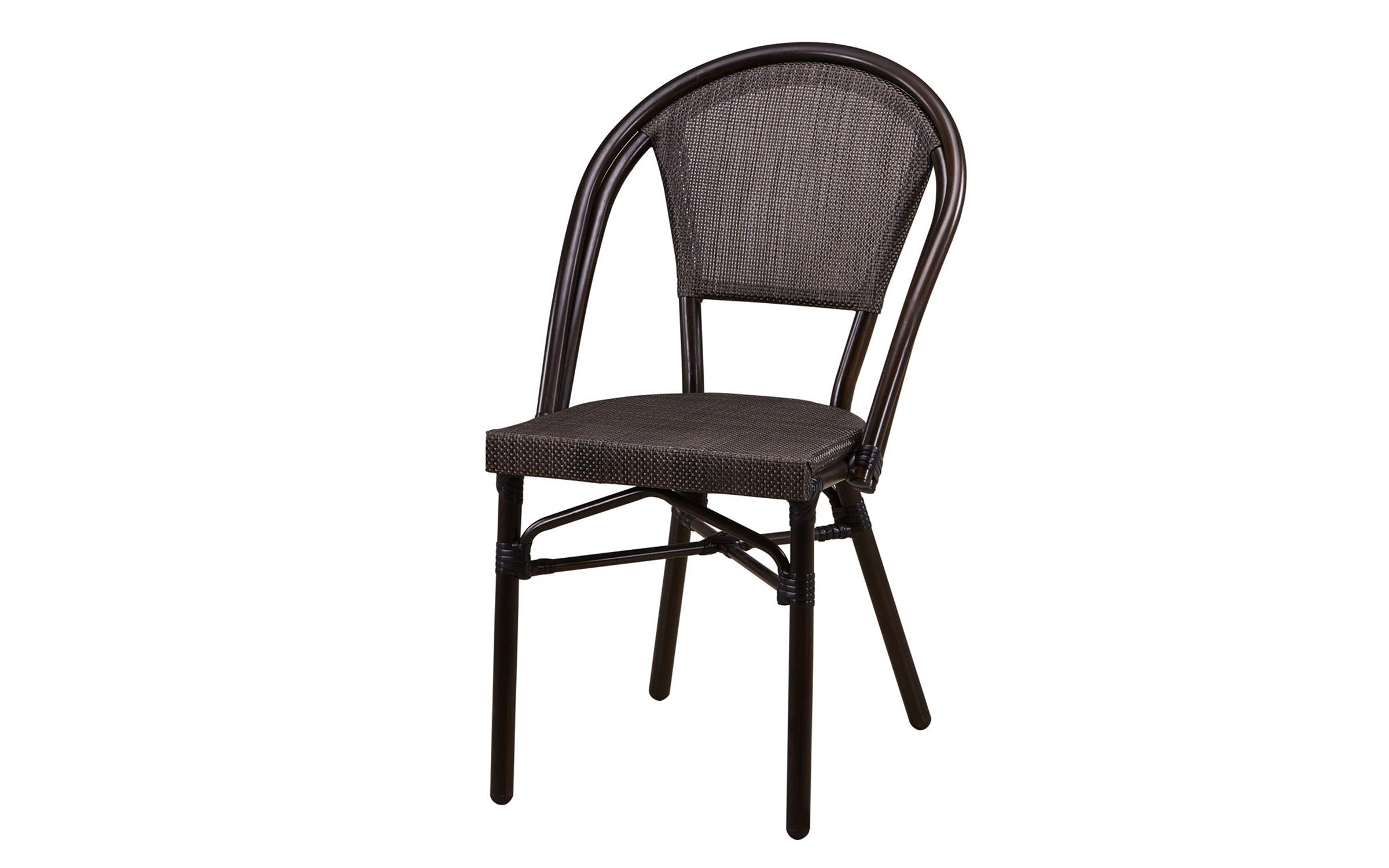 Set masa+scaune Murfi, maro inchis + negru  2