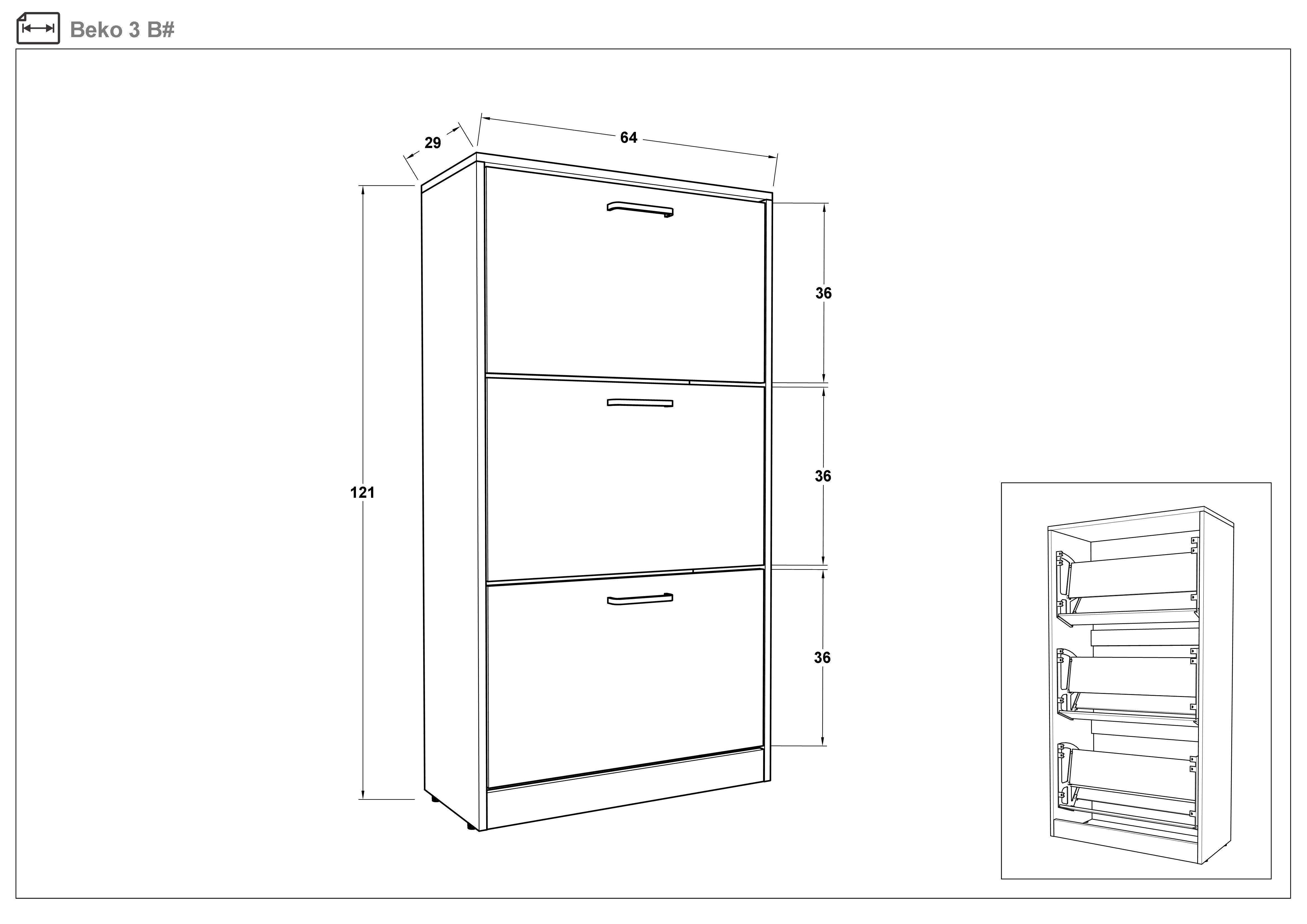 Pantofar Beko 3, alb  2