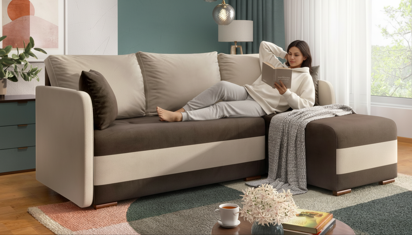 Coltar extensibil Alexa, maro + bej  5