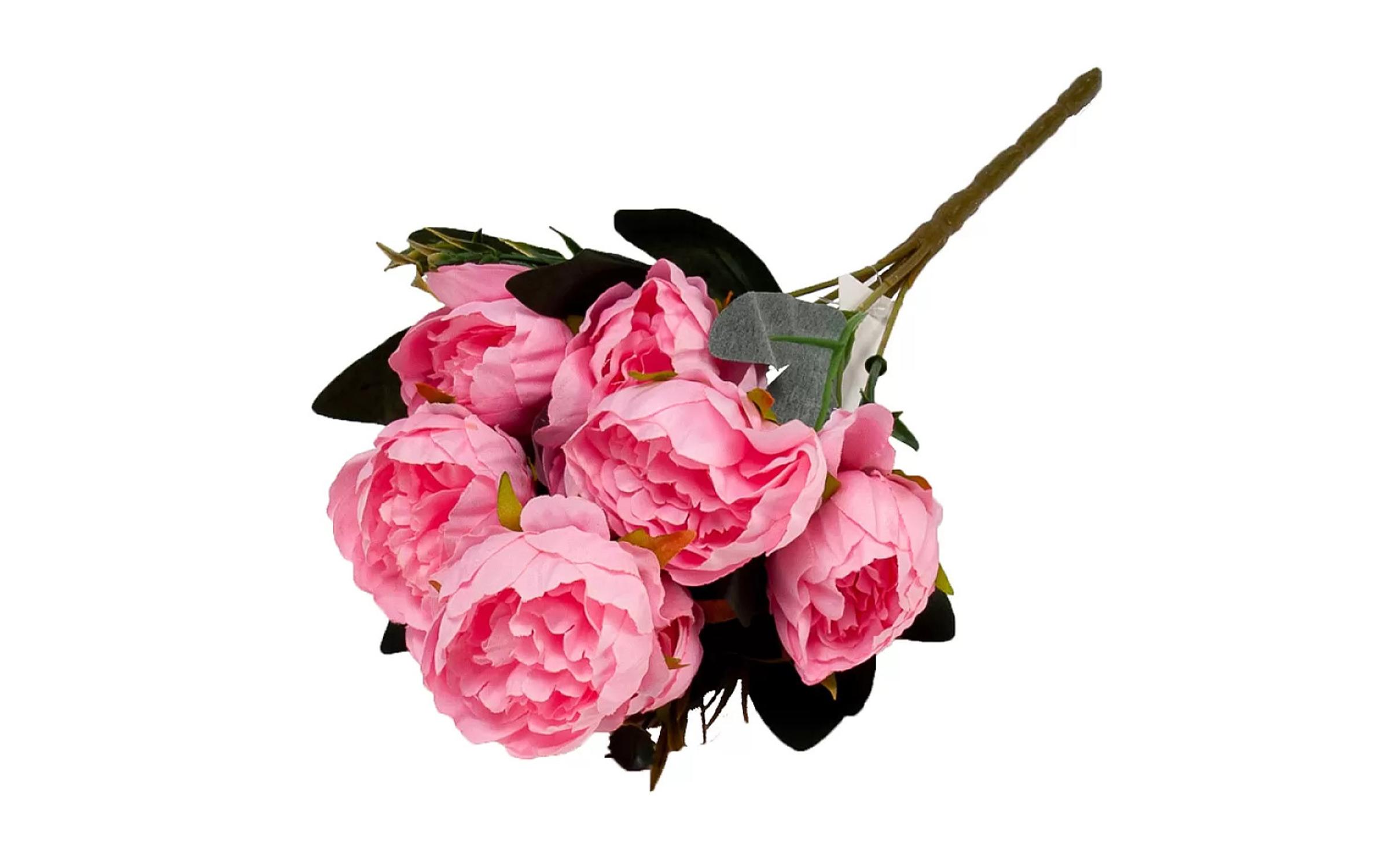 Buchet artificial de bujori, roz  1