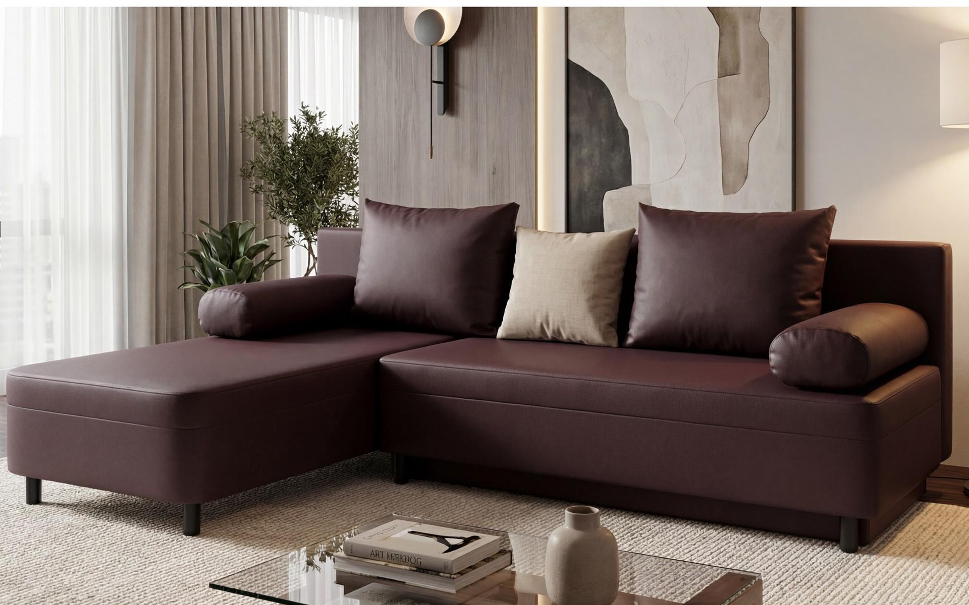 Coltar extensibil Delano, bordo + gri-bej  5