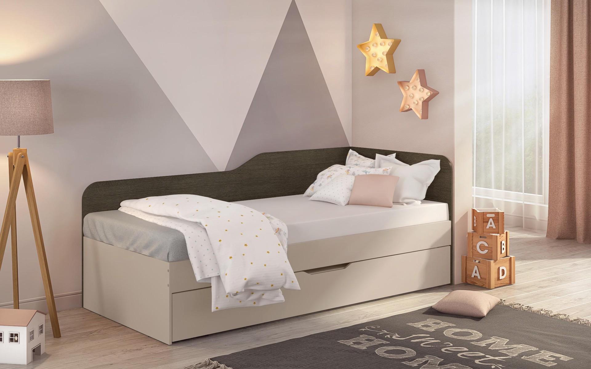 Pat sandwich 90/200 Deni, casmir + stejar antracit  3
