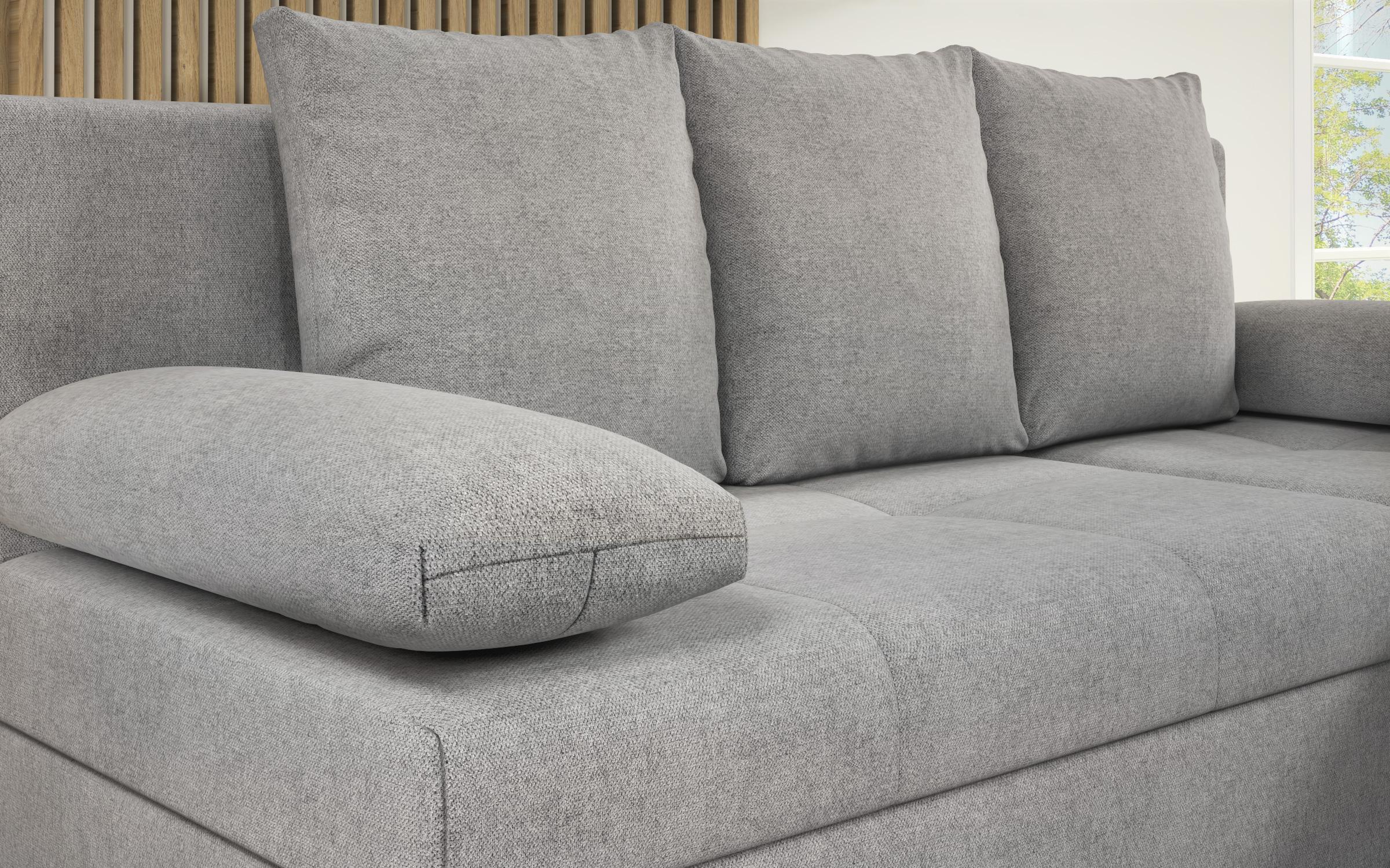 Coltar extensibil Aleto, gri deschis  9
