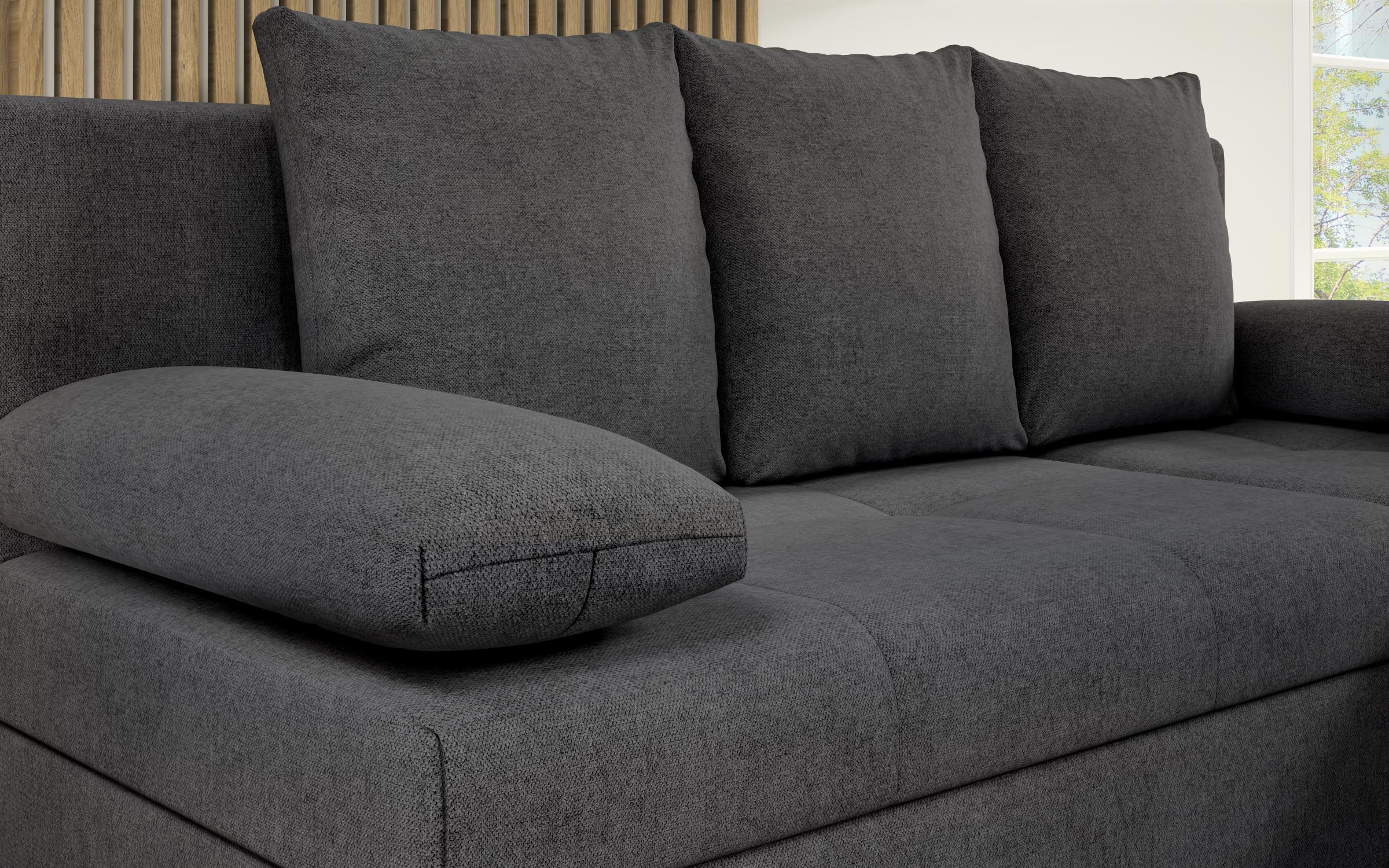 Coltar extensibil Aleto, gri inchis  9